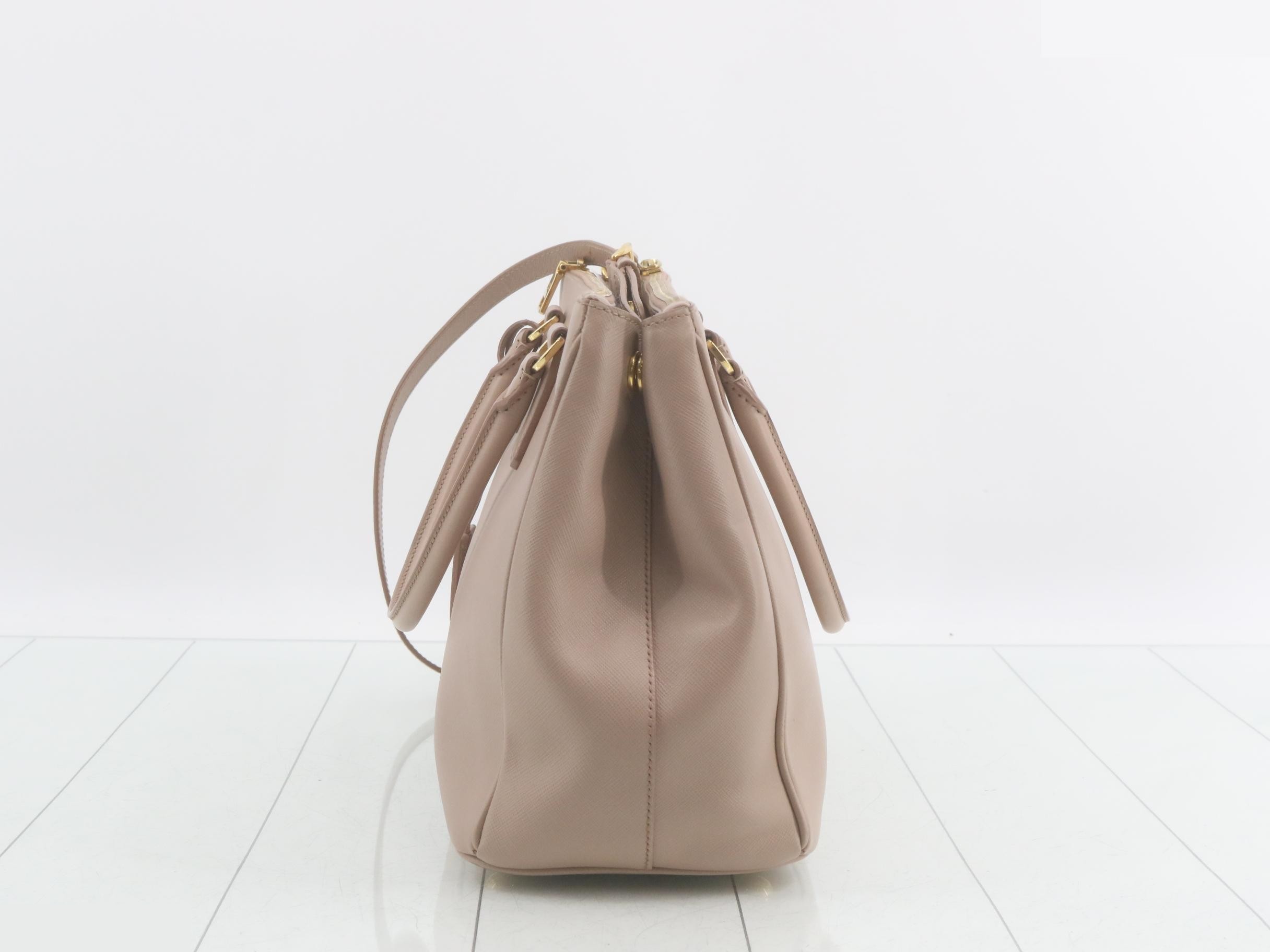 Galleria Pink Saffiano Leather — view 3