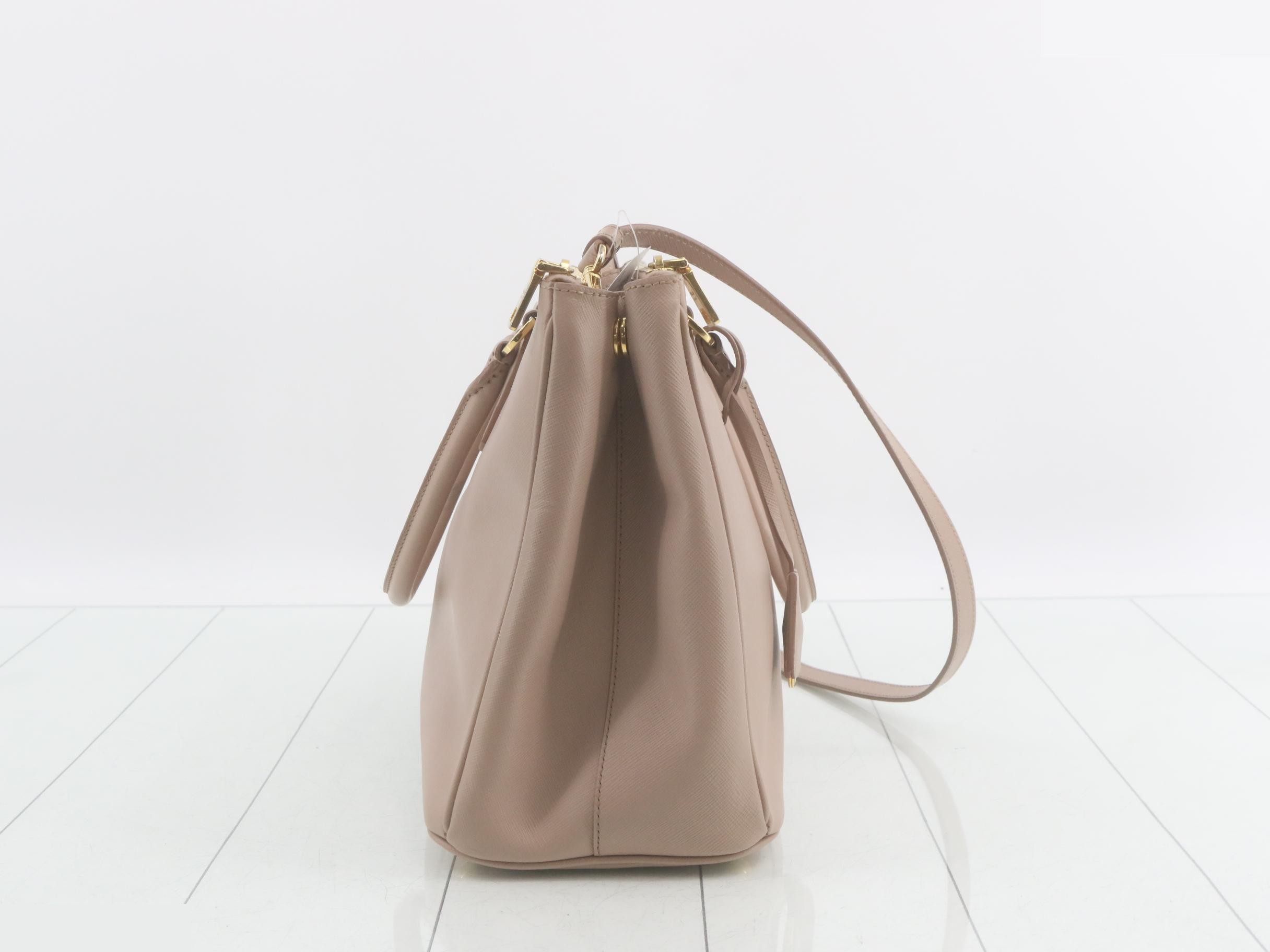 Galleria Pink Saffiano Leather — view 4