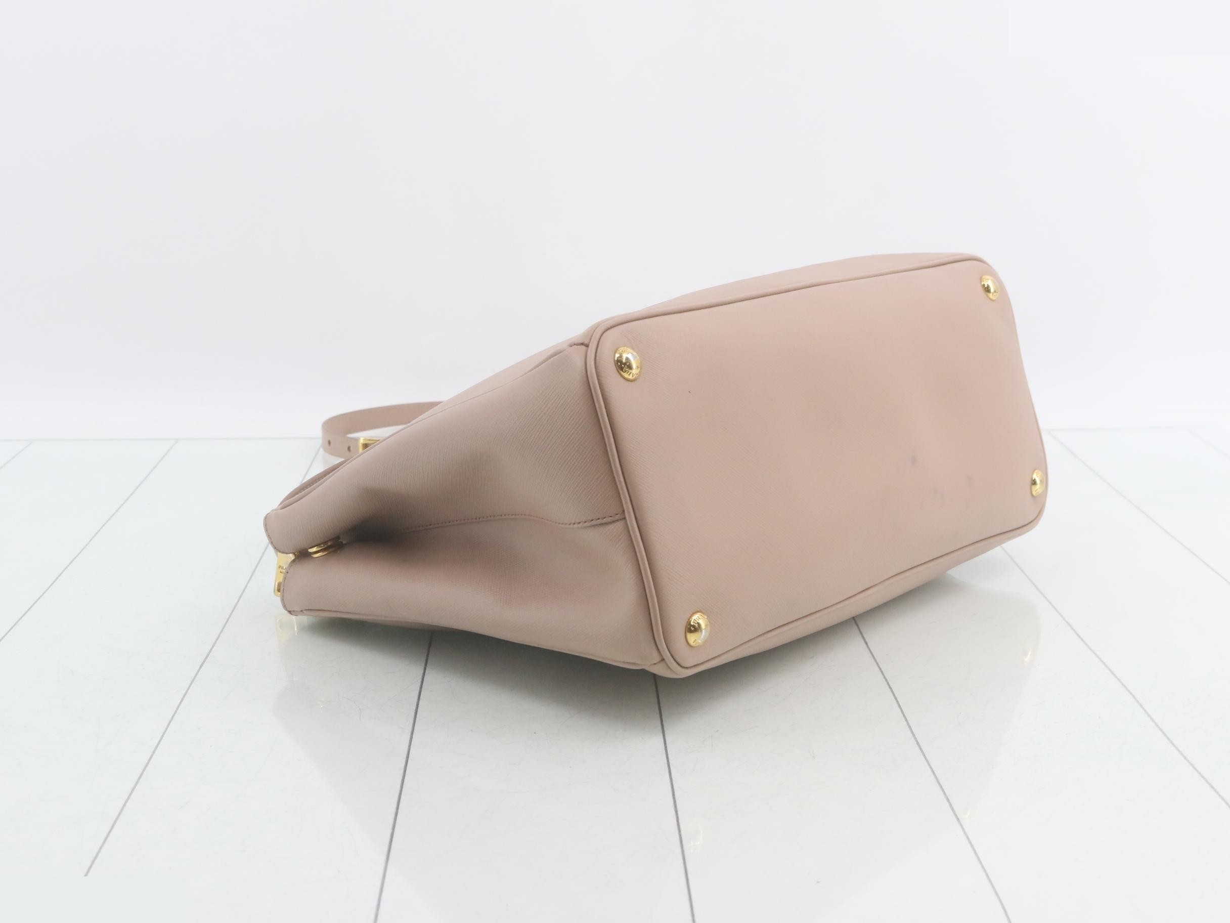 Galleria Pink Saffiano Leather — view 5