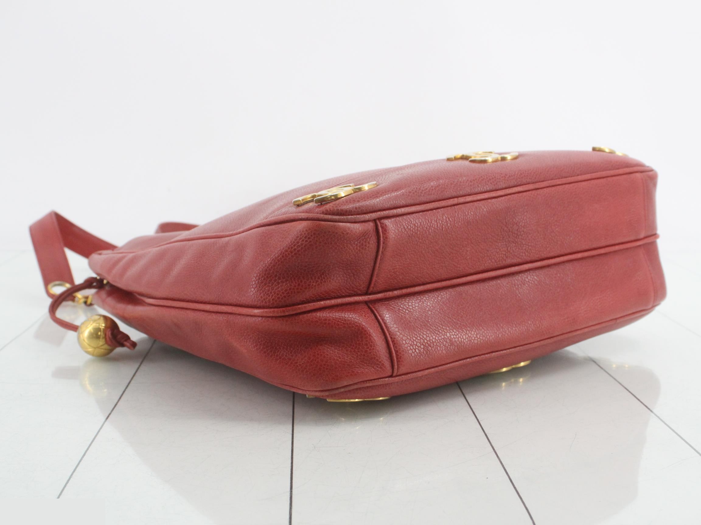 Caviar skin shoulder bag — view 5