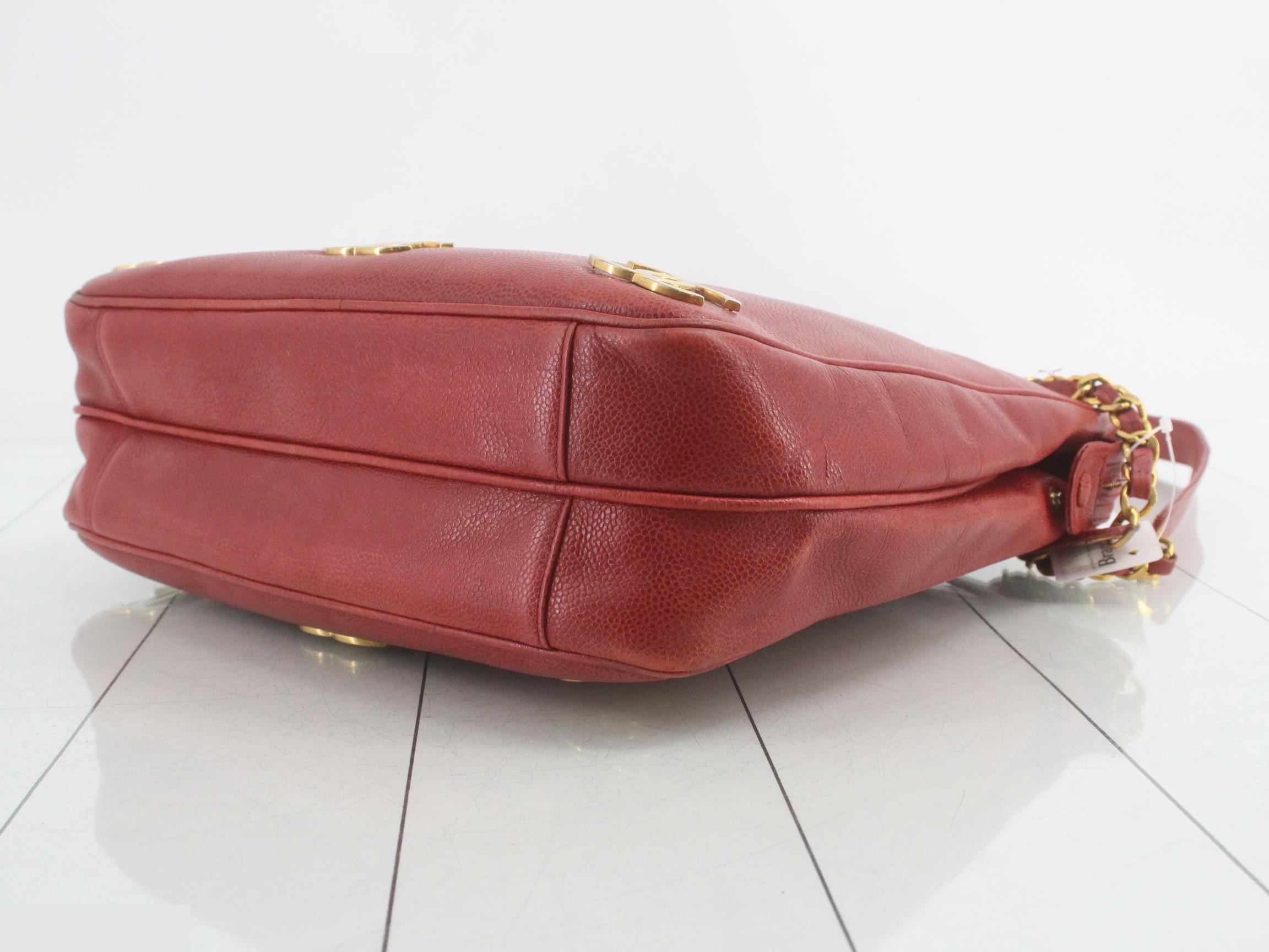 Caviar skin shoulder bag — view 6