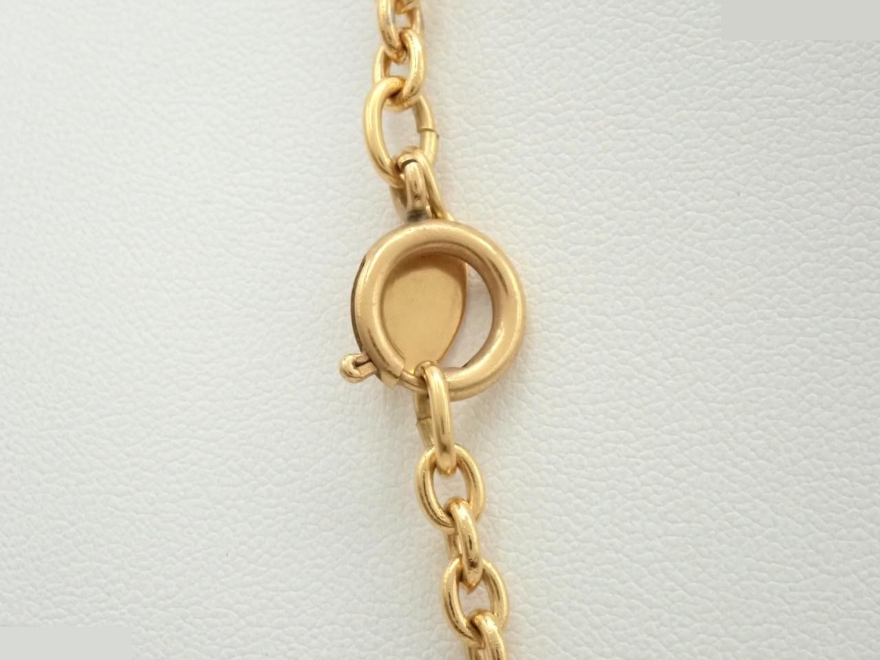 Coco Mark Necklace, Gold Color, Chain Approx. 54cm — view 2