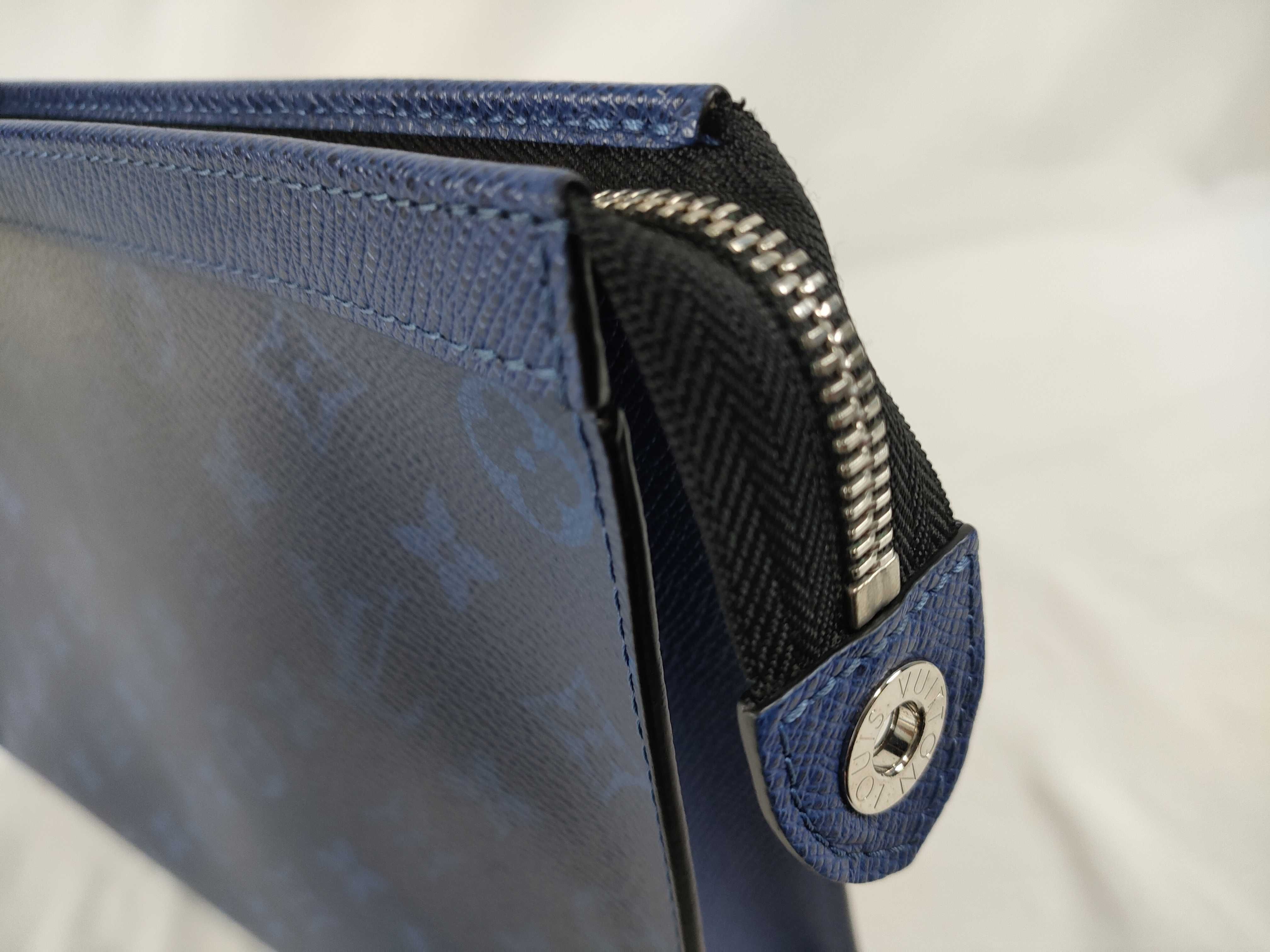 Monogram Blue Monogram Pochette Voyage MM Second Bag — view 14