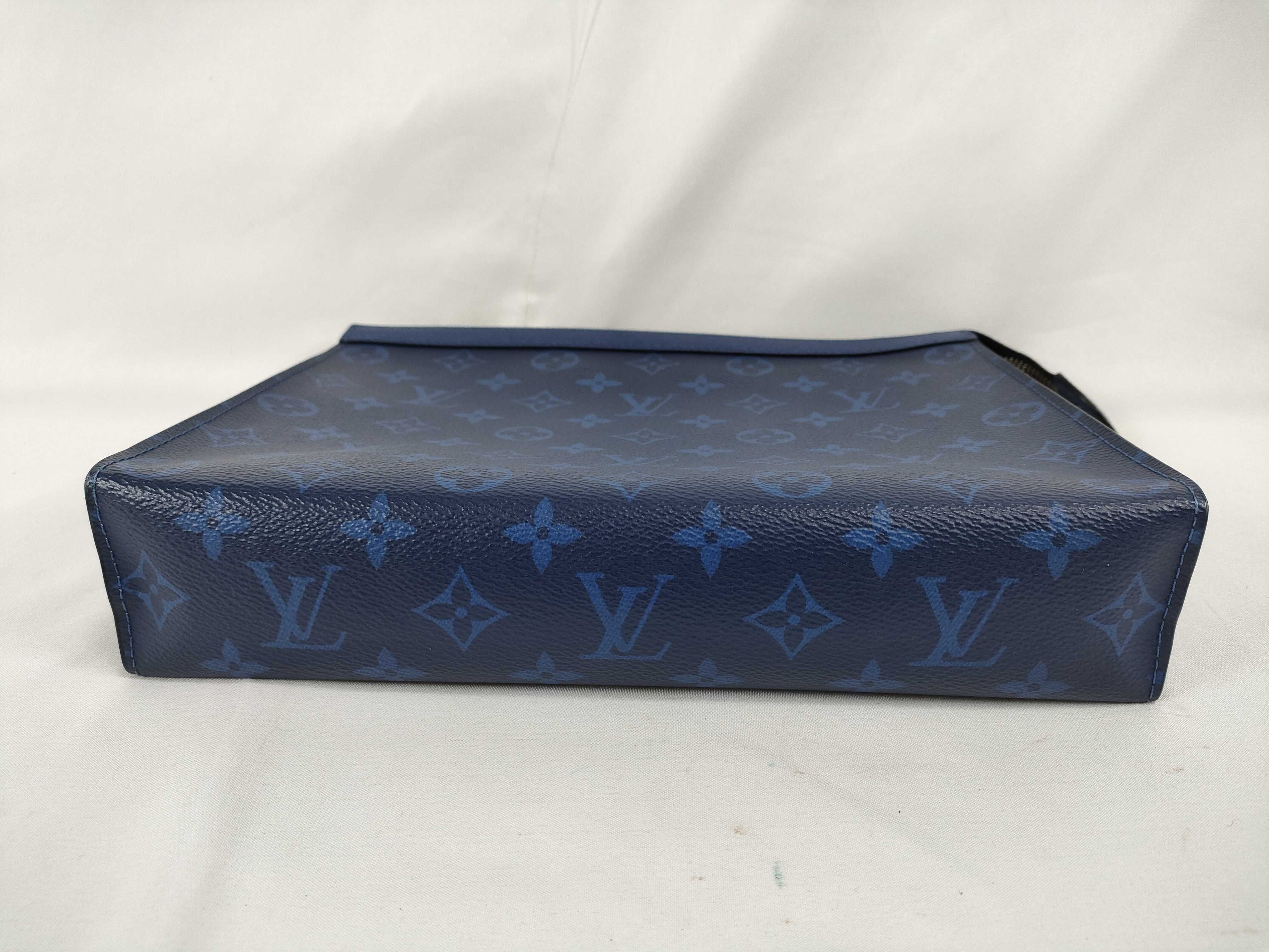 Monogram Blue Monogram Pochette Voyage MM Second Bag — view 5