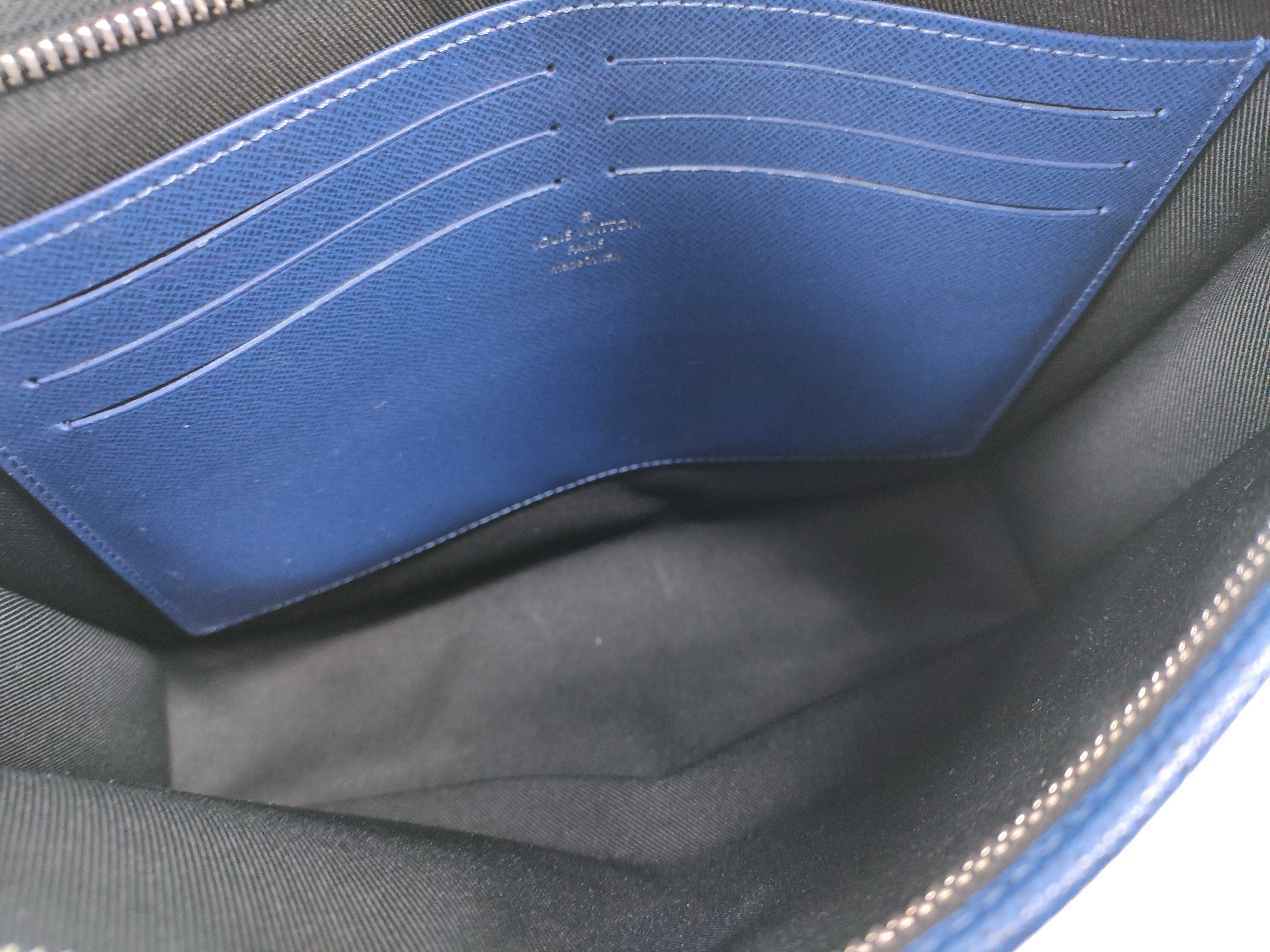 Monogram Blue Monogram Pochette Voyage MM Second Bag — view 7