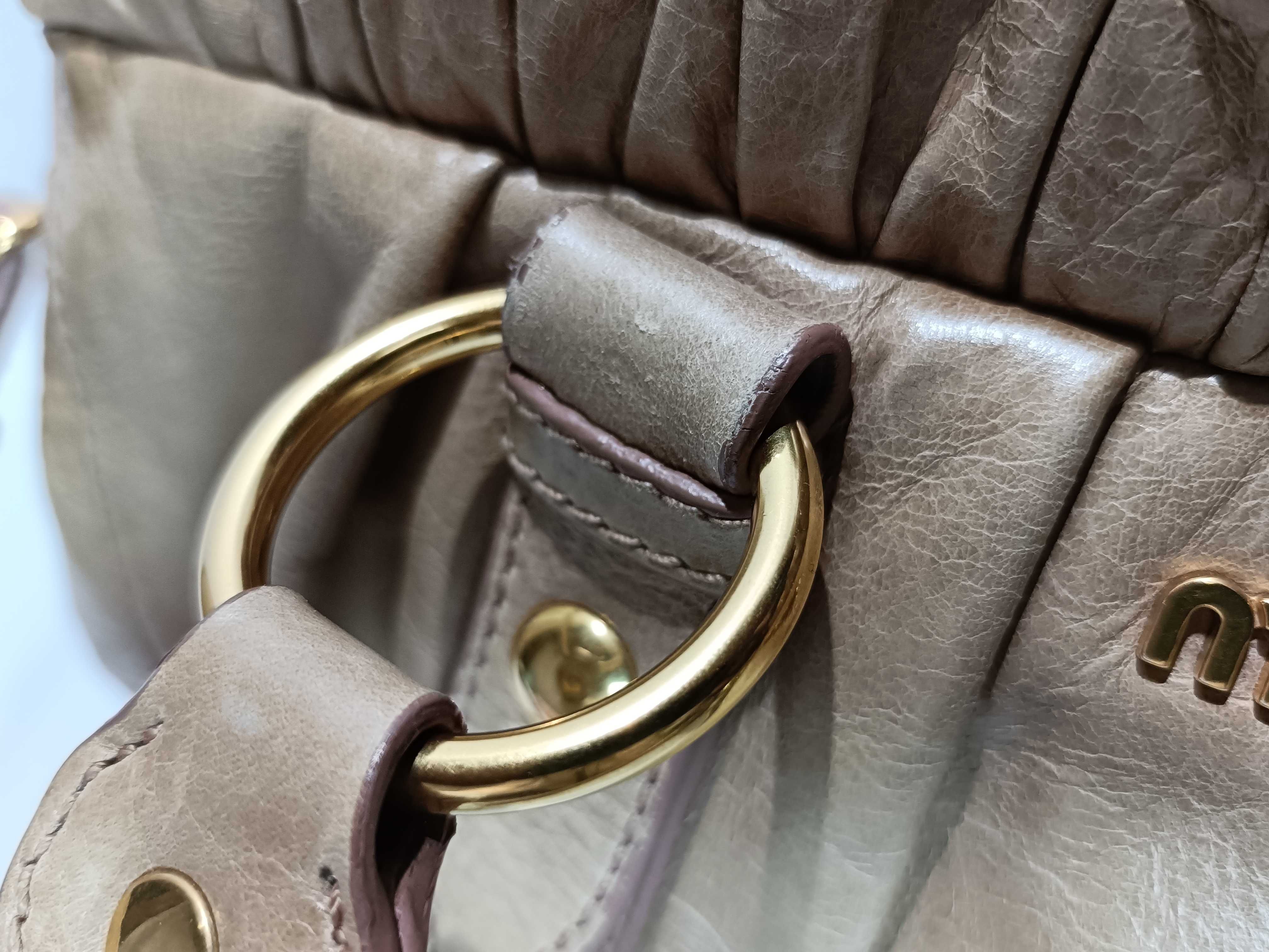 Vitello Luxe 2-Way Leather Shoulder Bag — view 5