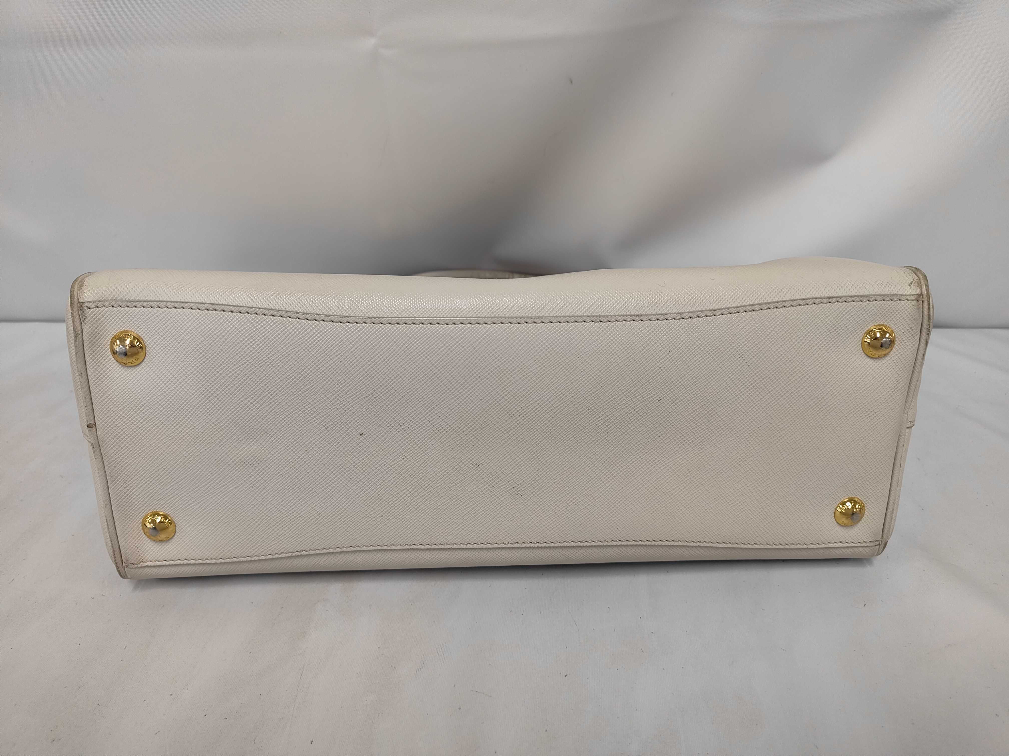 handbag, Saffiano leather, white handbag — view 3