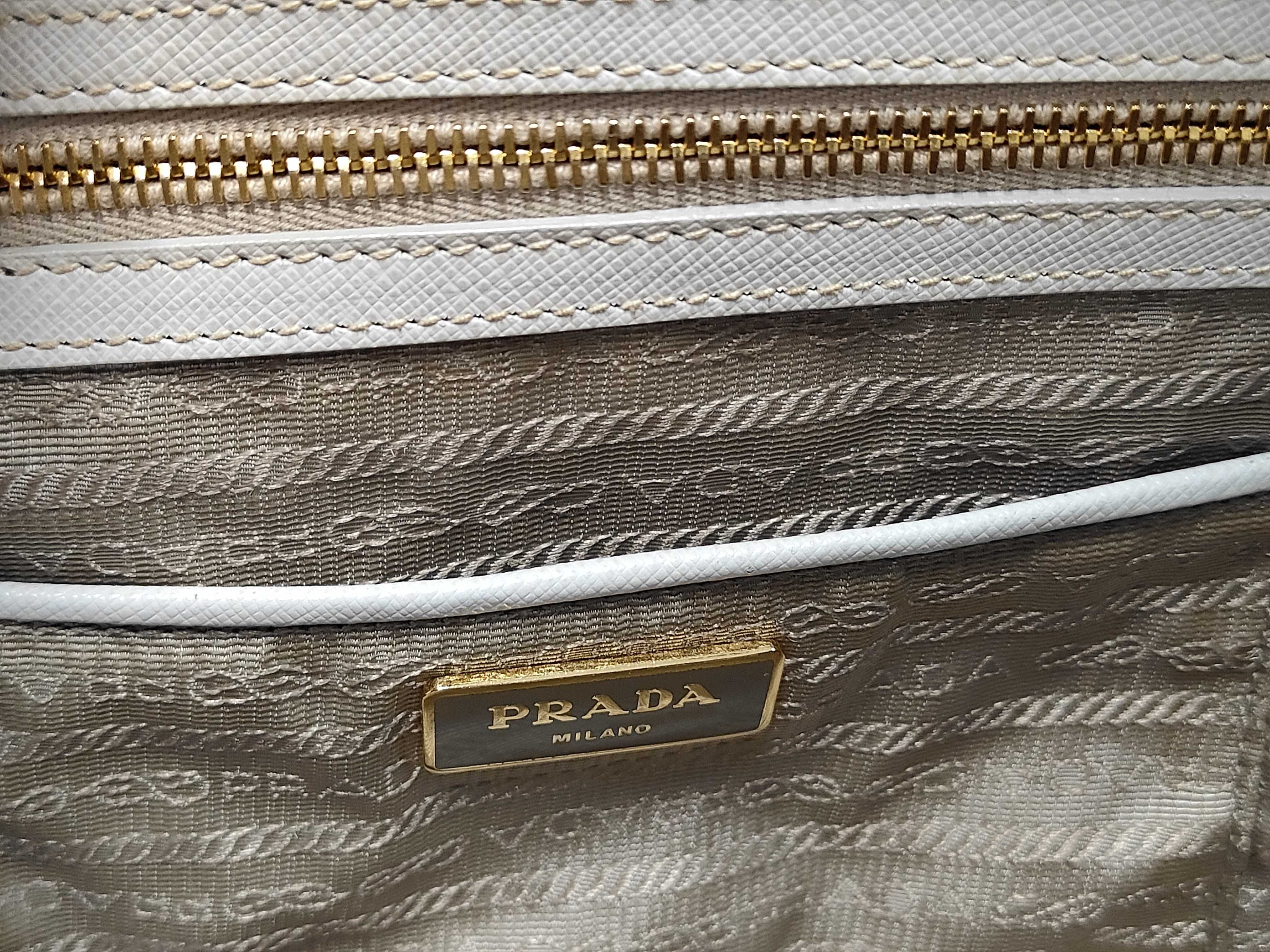 handbag, Saffiano leather, white handbag — view 10