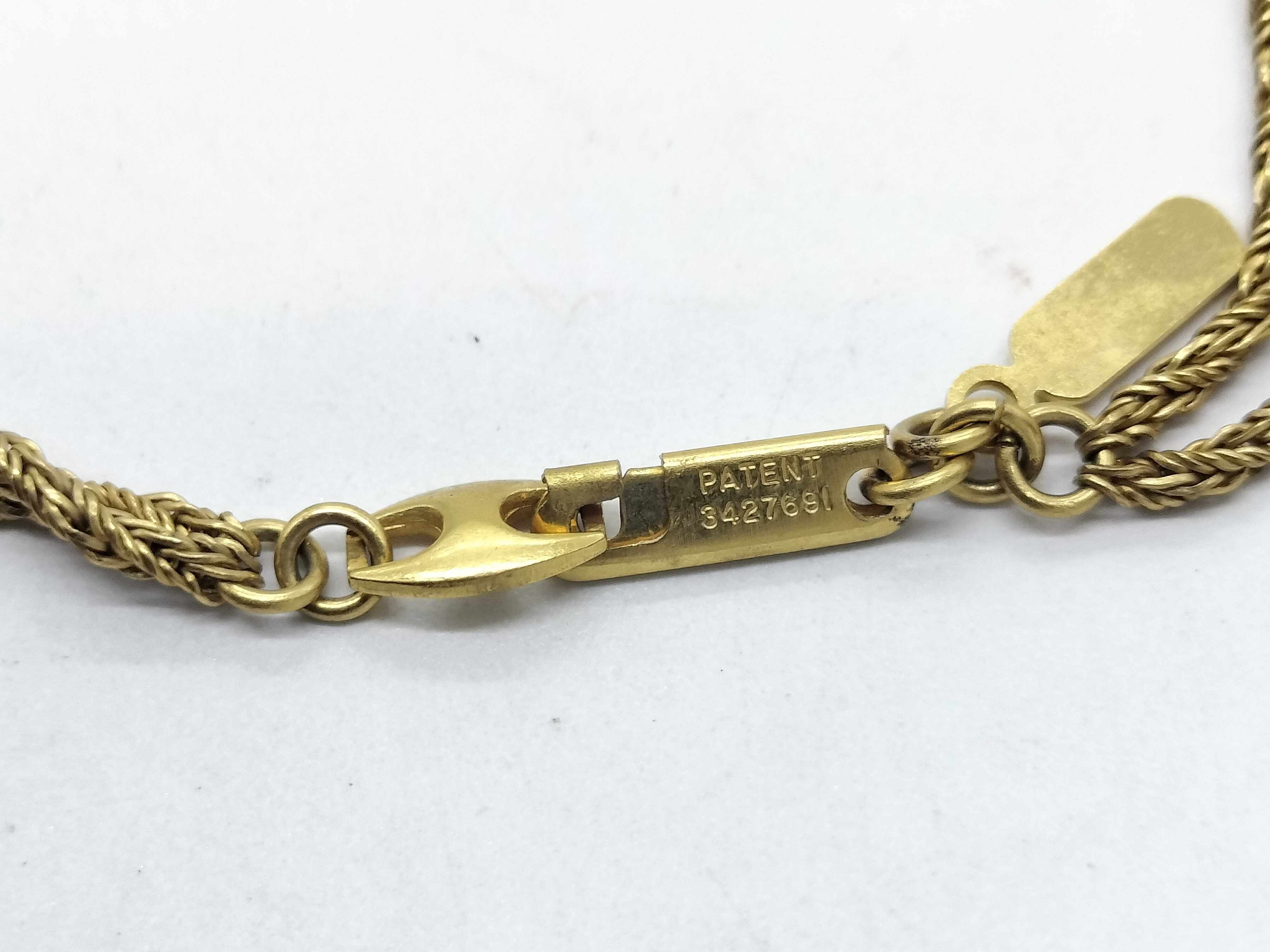 Gold Necklace with Rhinestones — view 4