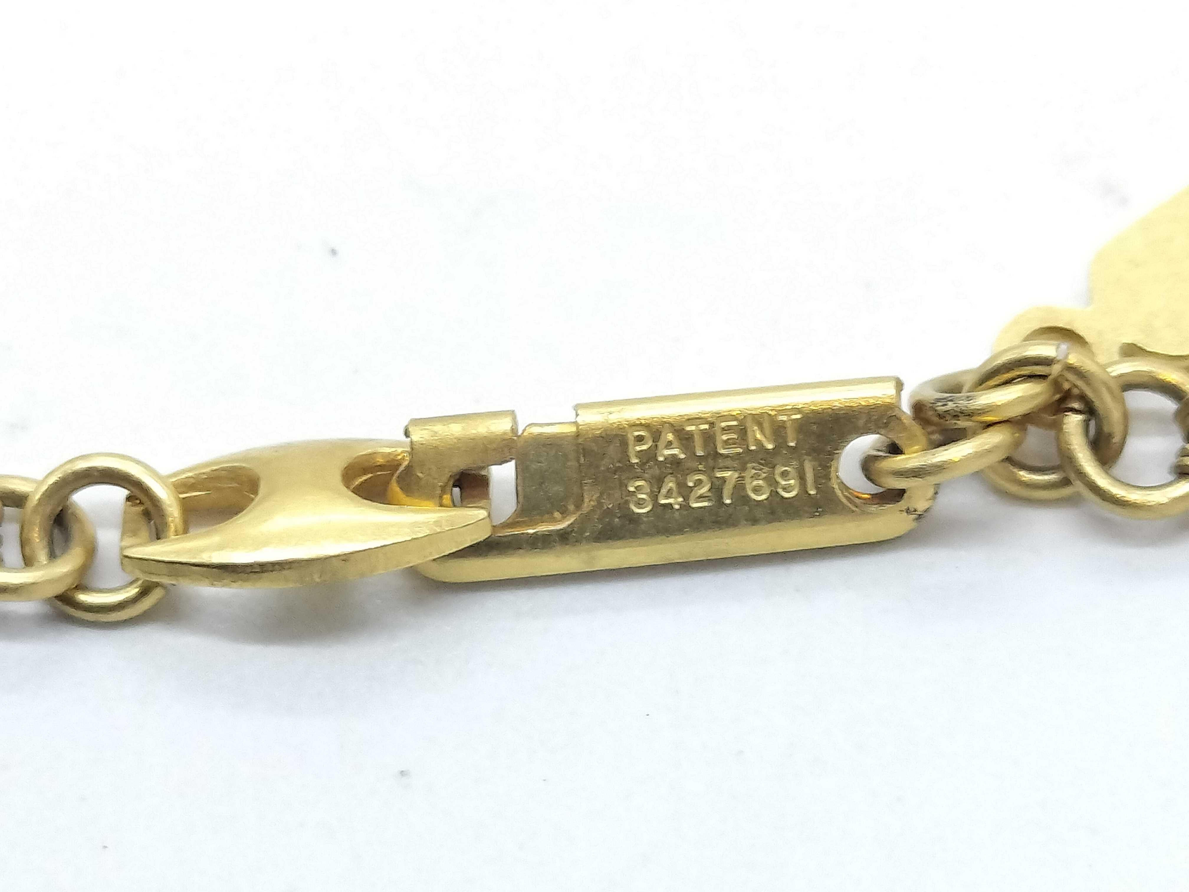 Gold Necklace with Rhinestones — view 5