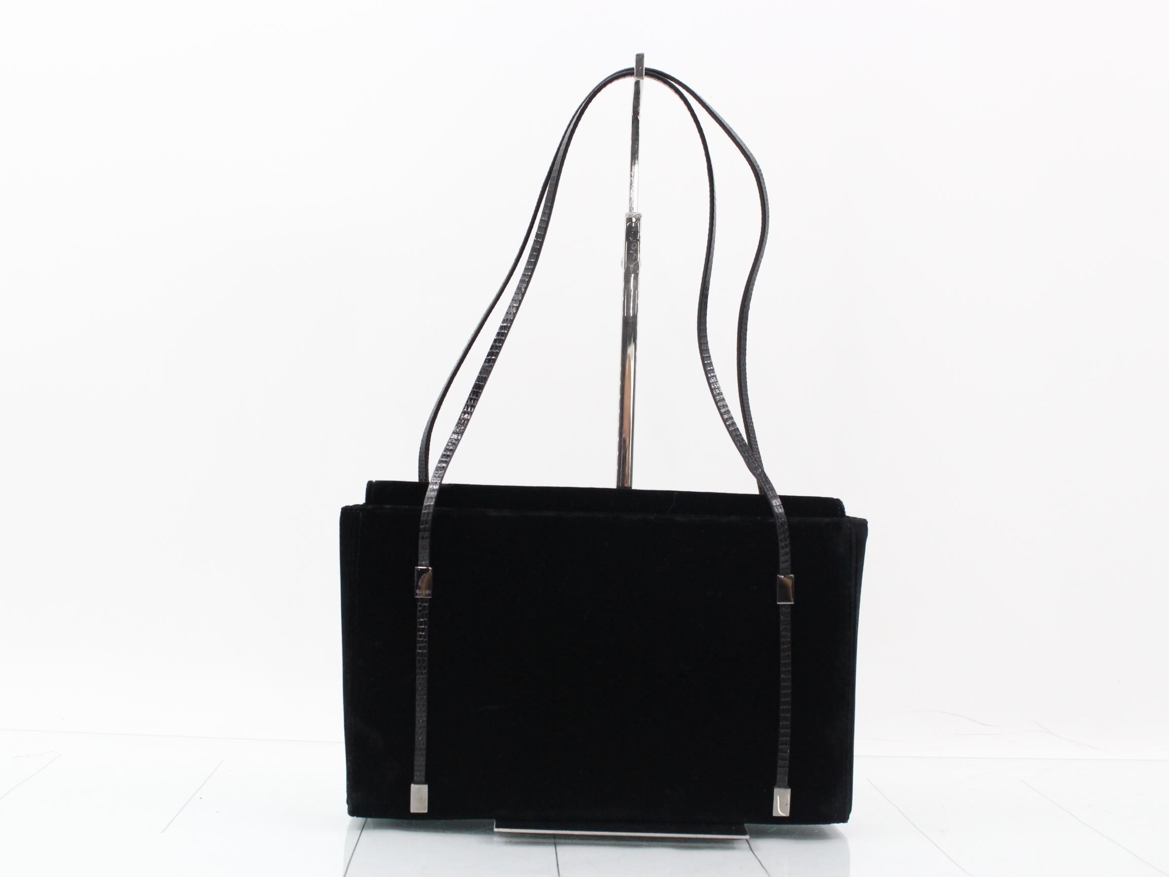 Shoulder black velor — view 2