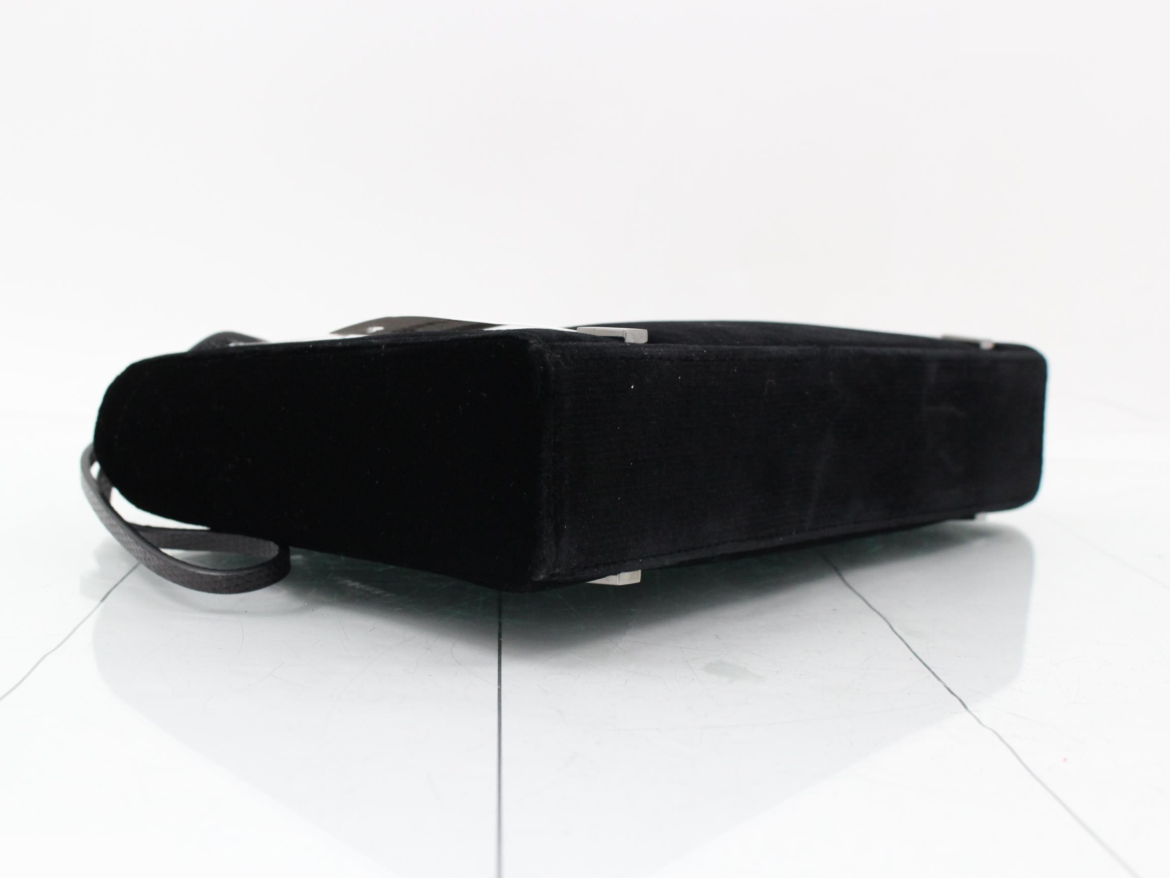 Shoulder black velor — view 5