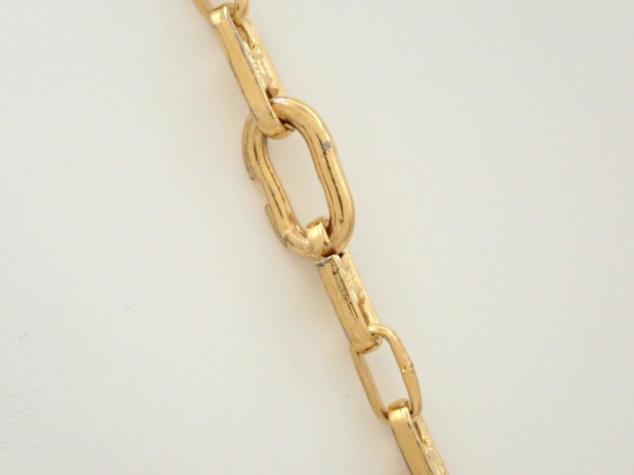 Gold necklace chain approximately 100cm — view 2