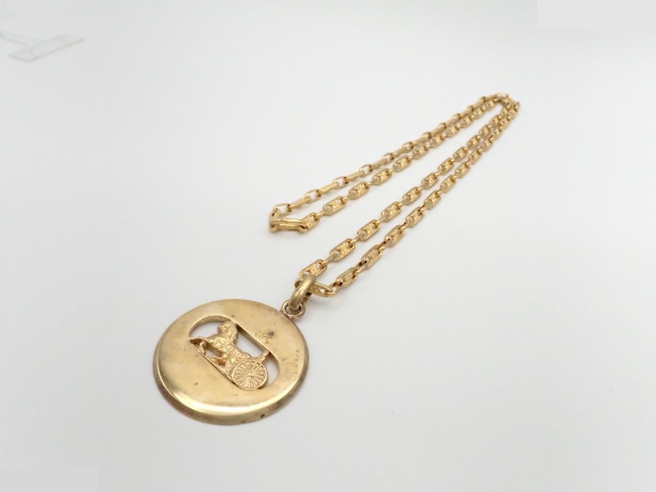 Gold necklace chain approximately 100cm — view 3