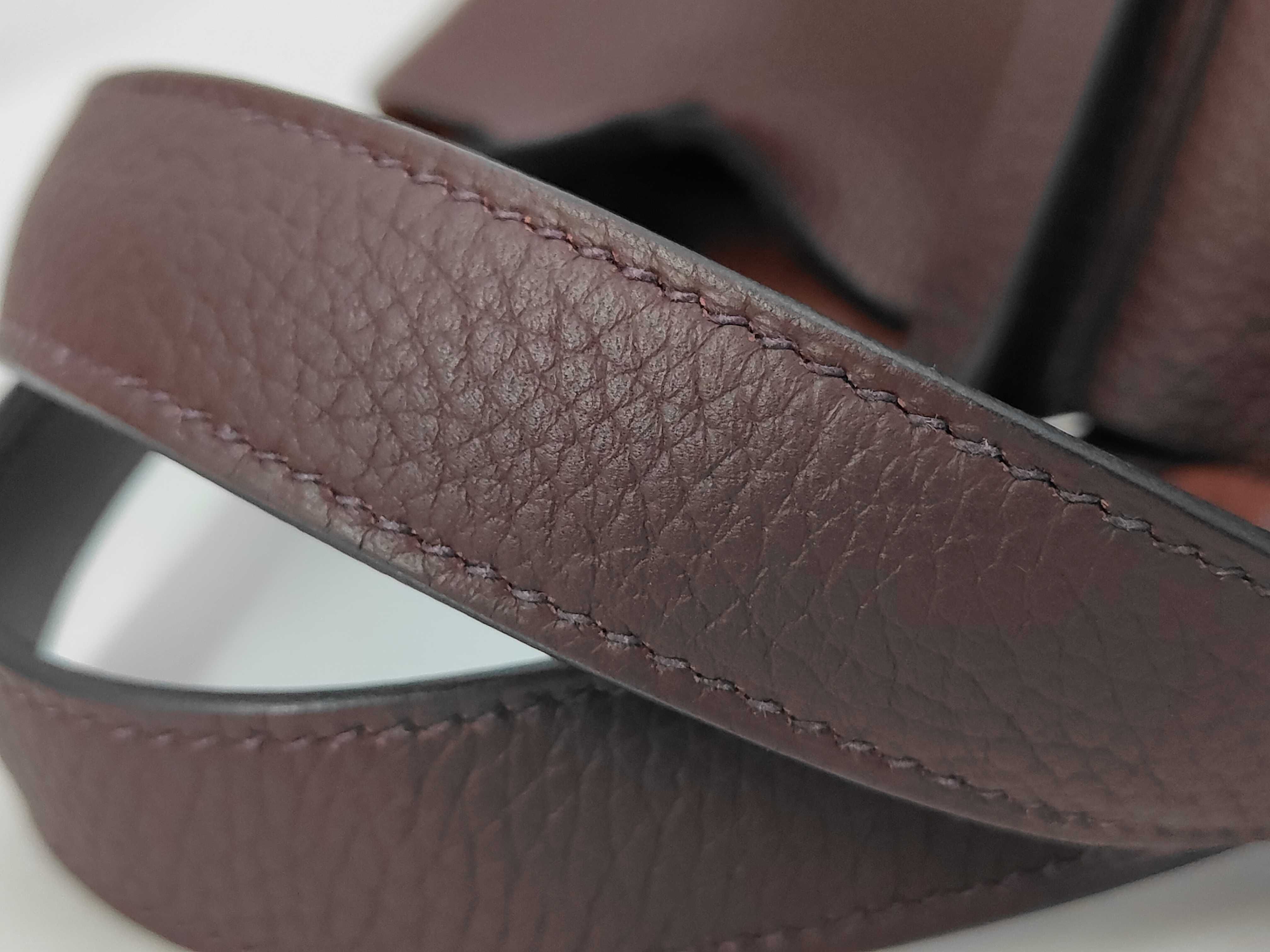 Picotan Lock 18 U Stamp Cacao Taurillon Clemence SV Hardware Handbag — view 5