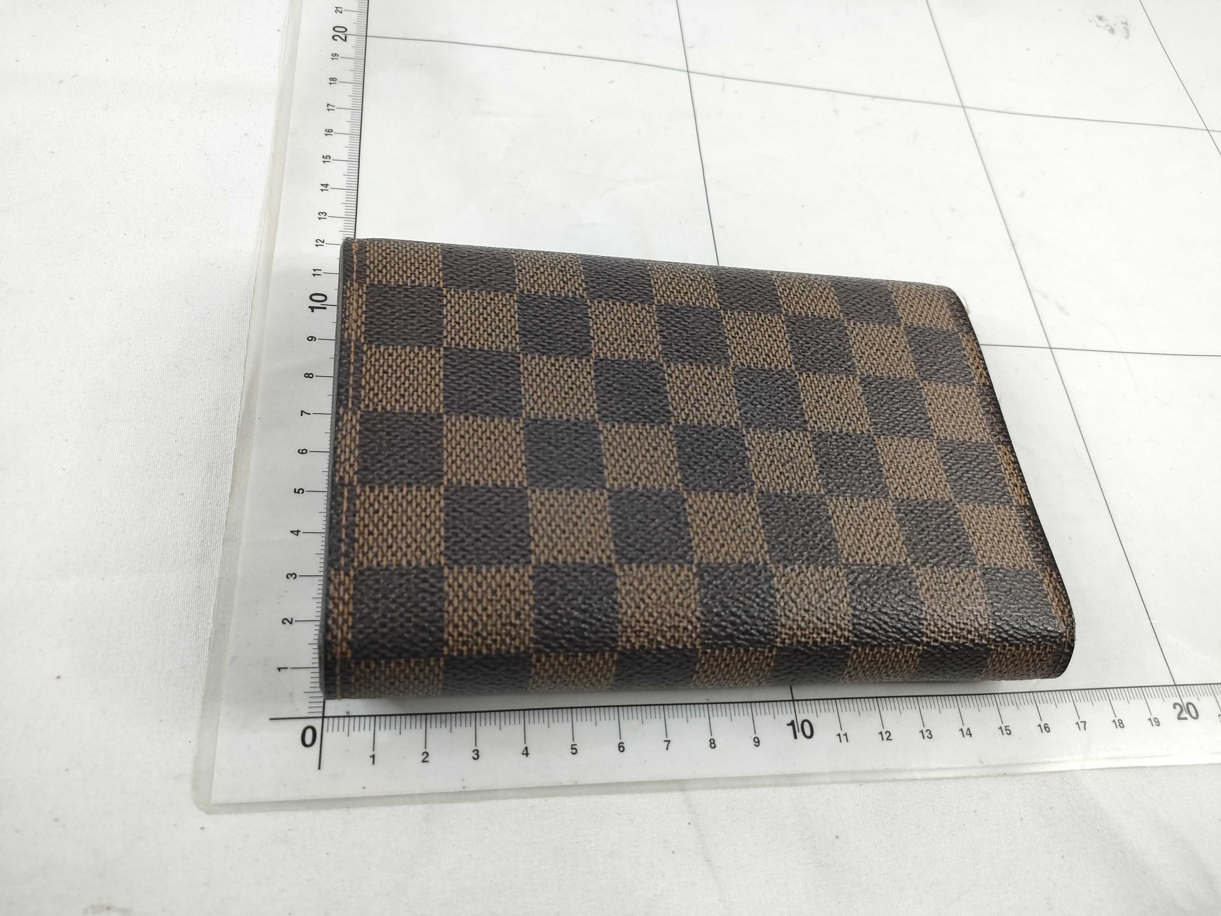 Damier Louis Vuitton Portefeuille Tresor Etui Papier Wallet — view 2