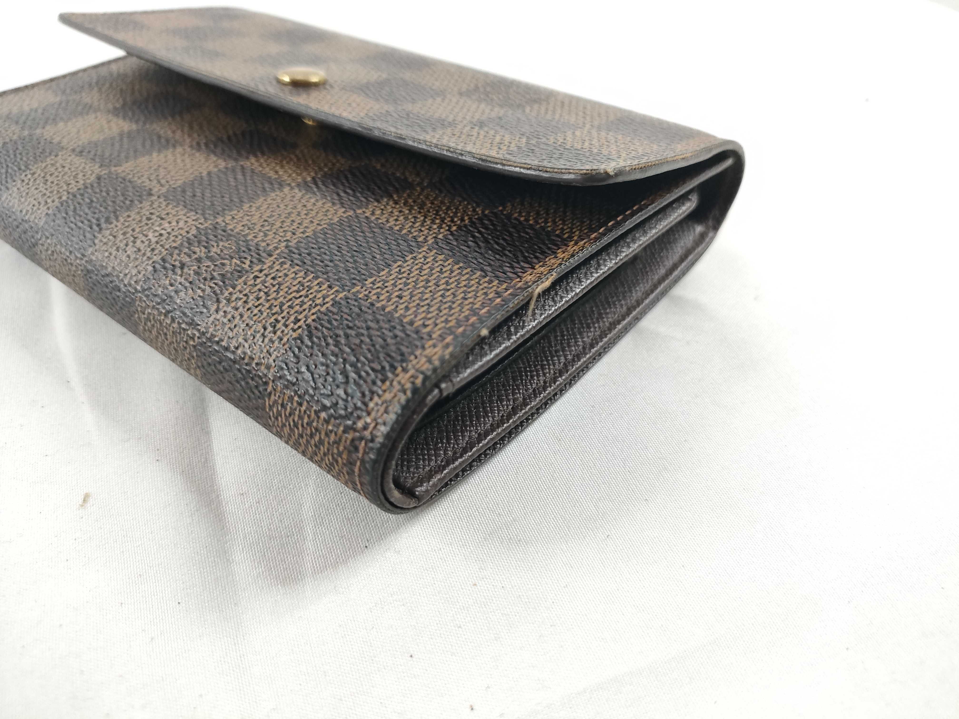 Damier Louis Vuitton Portefeuille Tresor Etui Papier Wallet — view 3