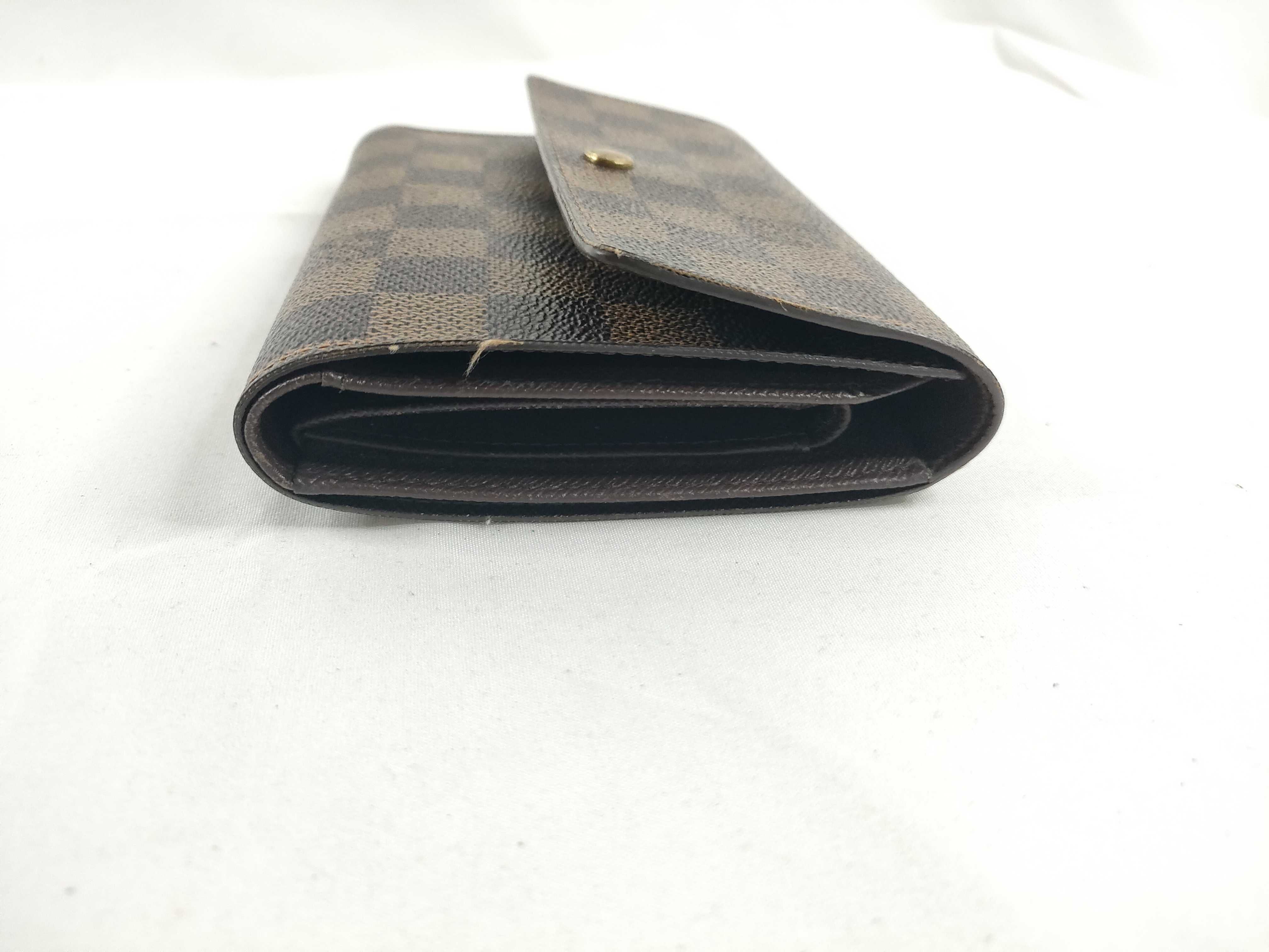 Damier Louis Vuitton Portefeuille Tresor Etui Papier Wallet — view 7