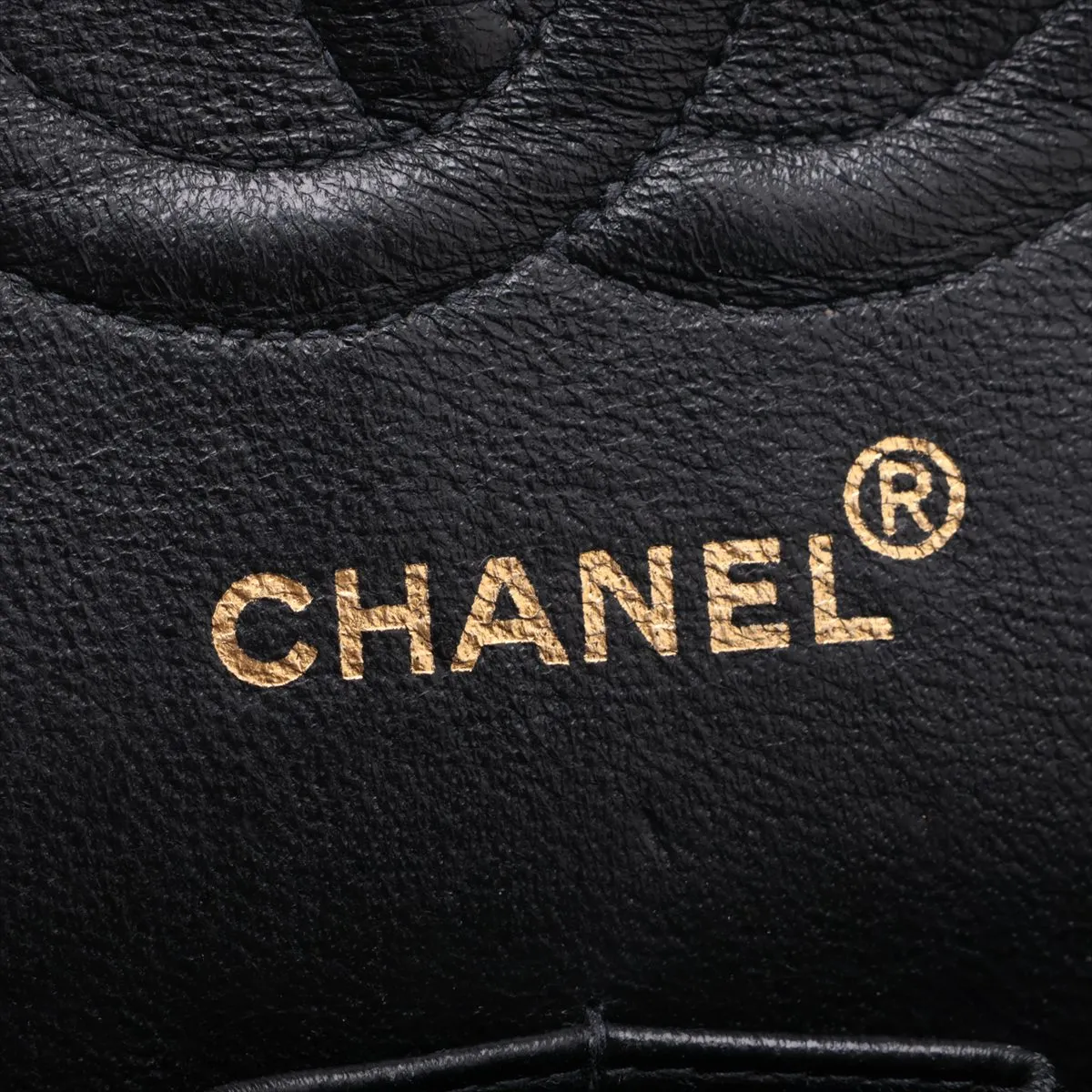 [Individually packaged] Chanel Matelassé 25 Caviar Skin Double Flap Double Chain Bag, Black with Gold Hardware, 5715130, Series 5, A01112 — view 12