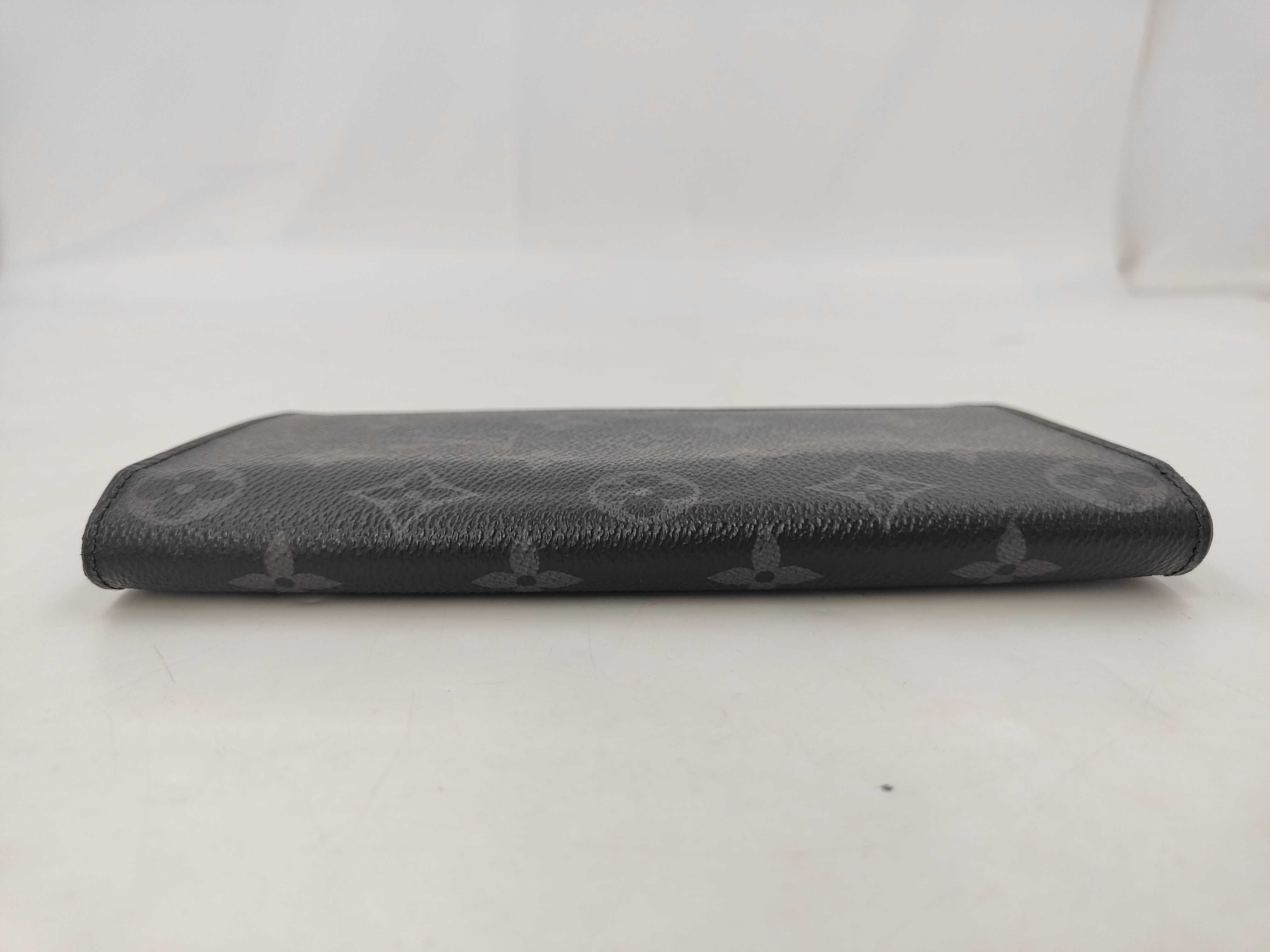 LV Monogram Eclipse Portefeuille Brazza M61697 Wallet with IC — view 4