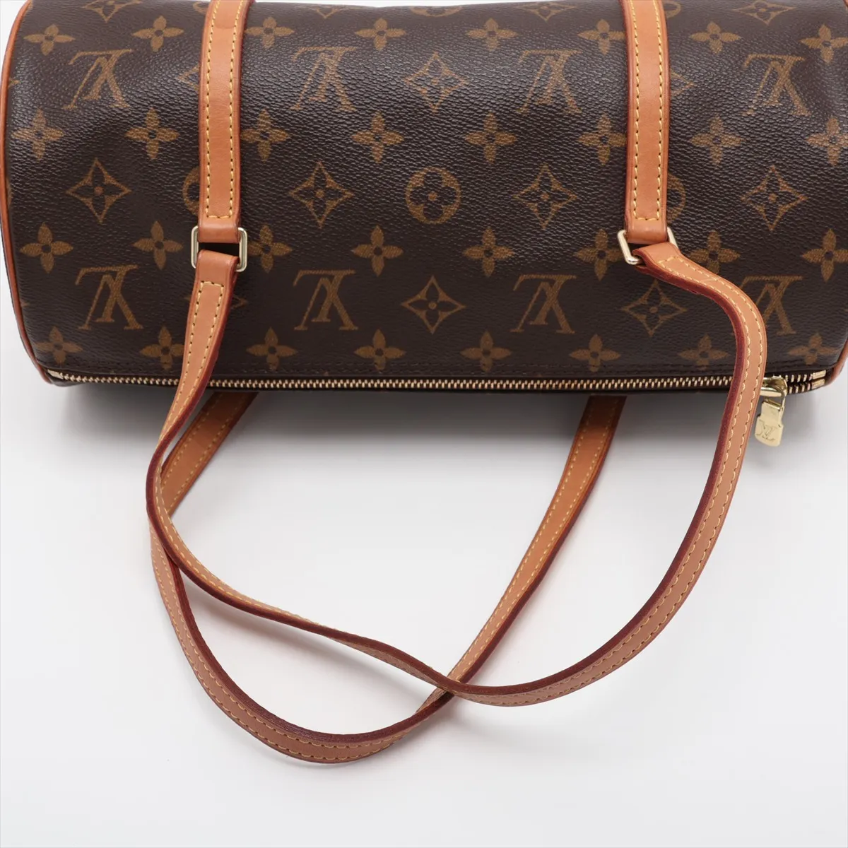 Monogram Papillon 30 M51385 SP0033 Brown Pouch - Discoloration — view 6