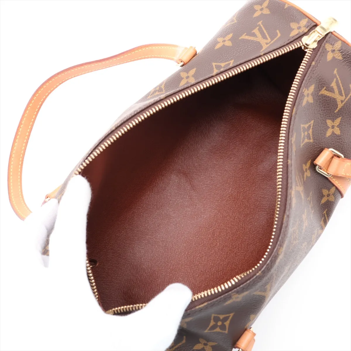 Monogram Papillon 30 M51385 SP0033 Brown Pouch - Discoloration — view 8