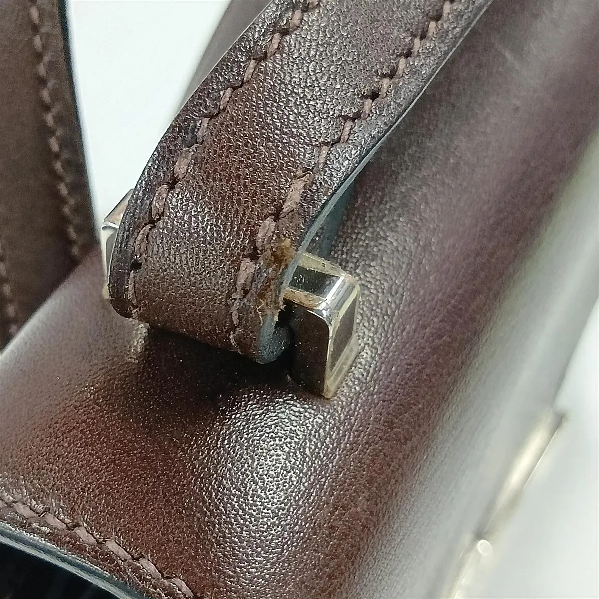[Individually packaged] Hermes Constance 3 Mini 18 Veau de Lacto Chocolate Silver Hardware C: 2018 — view 11