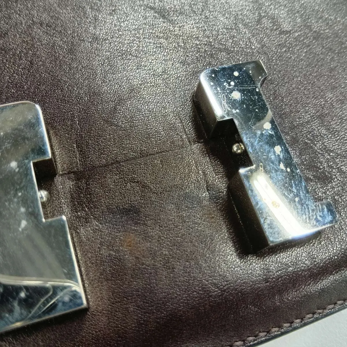 [Individually packaged] Hermes Constance 3 Mini 18 Veau de Lacto Chocolate Silver Hardware C: 2018 — view 13
