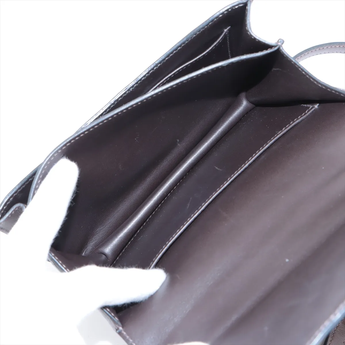 [Individually packaged] Hermes Constance 3 Mini 18 Veau de Lacto Chocolate Silver Hardware C: 2018 — view 6