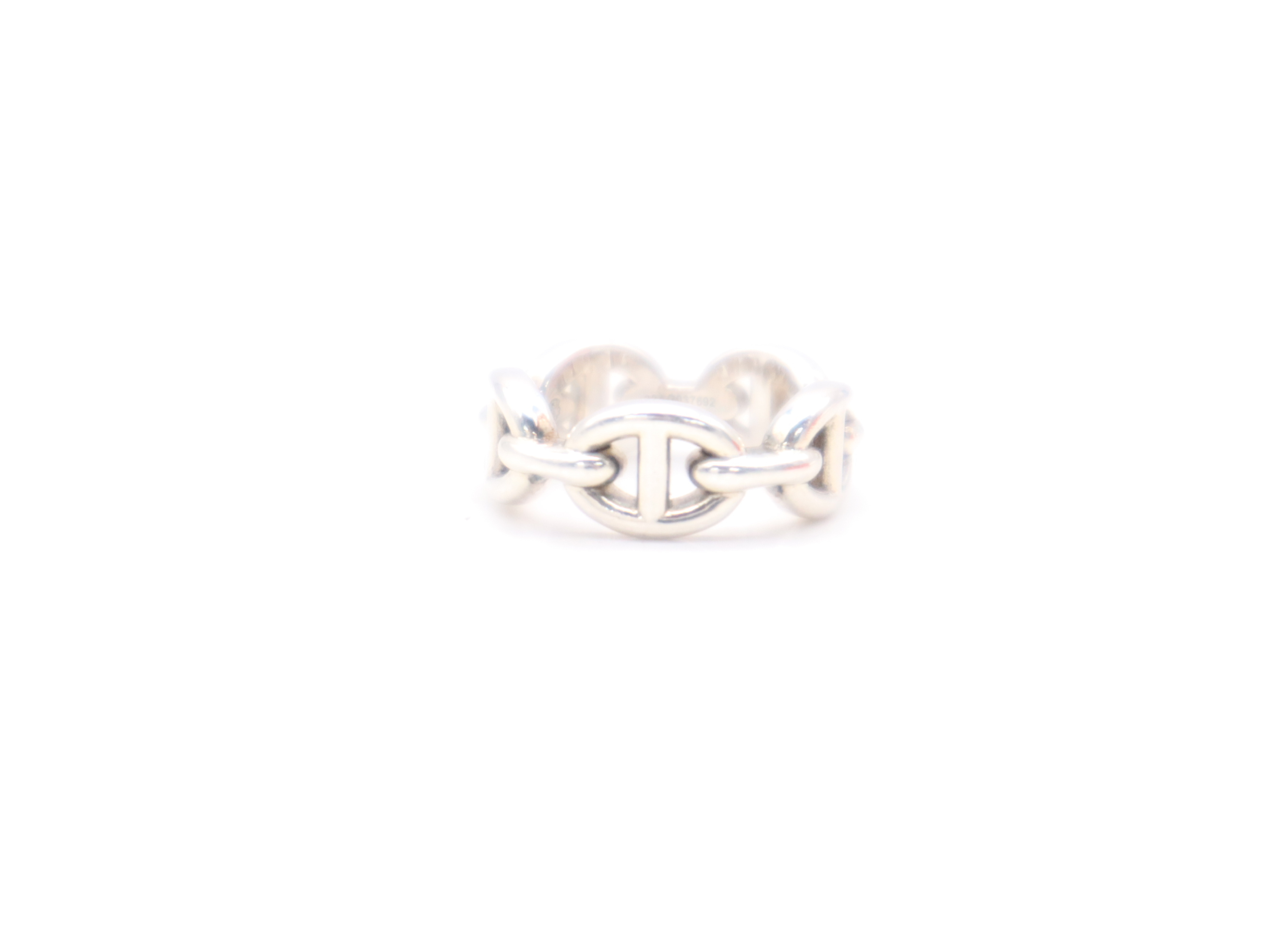 Ag925 Chaine d'Ancre Enchainée Ring, Silver, with Box — view 3