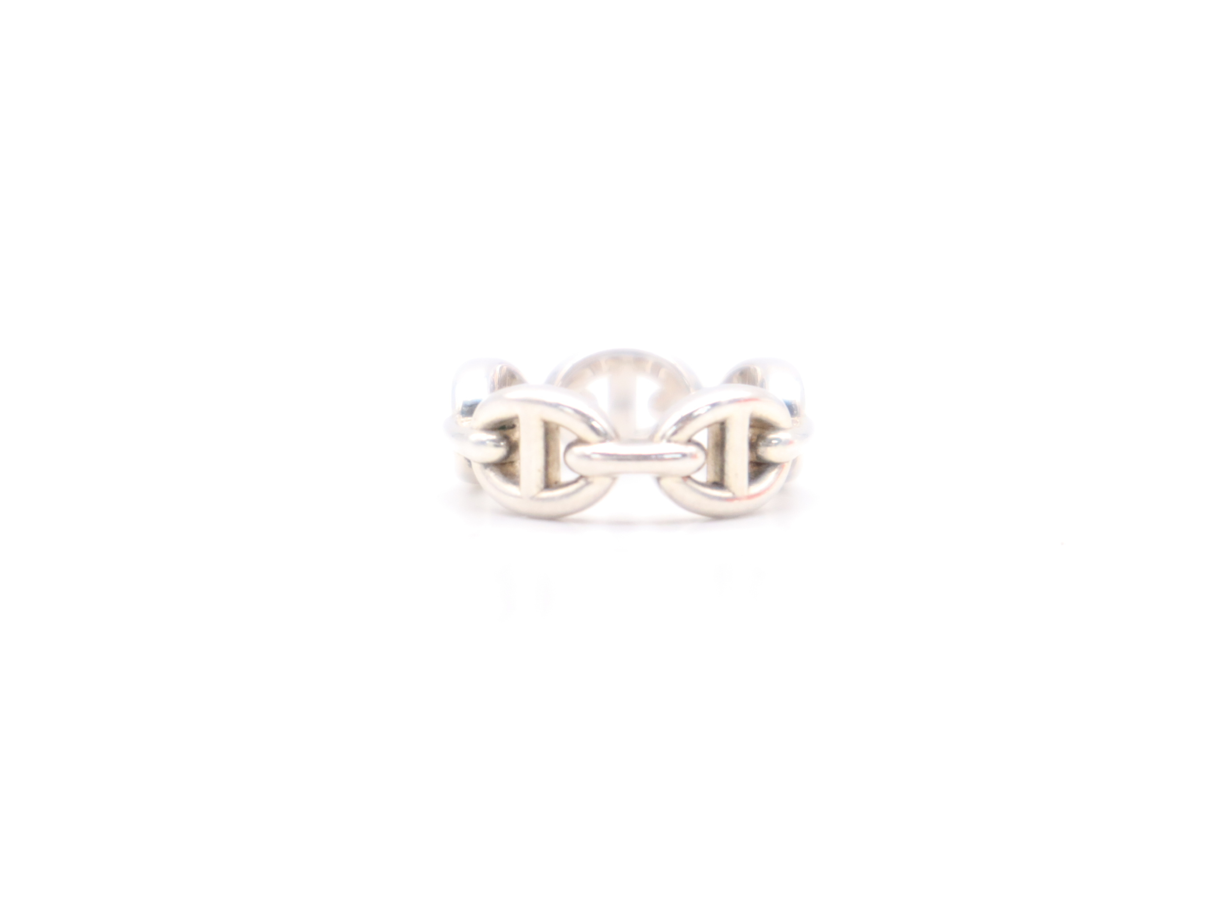 Ag925 Chaine d'Ancre Enchainée Ring, Silver, with Box — view 4