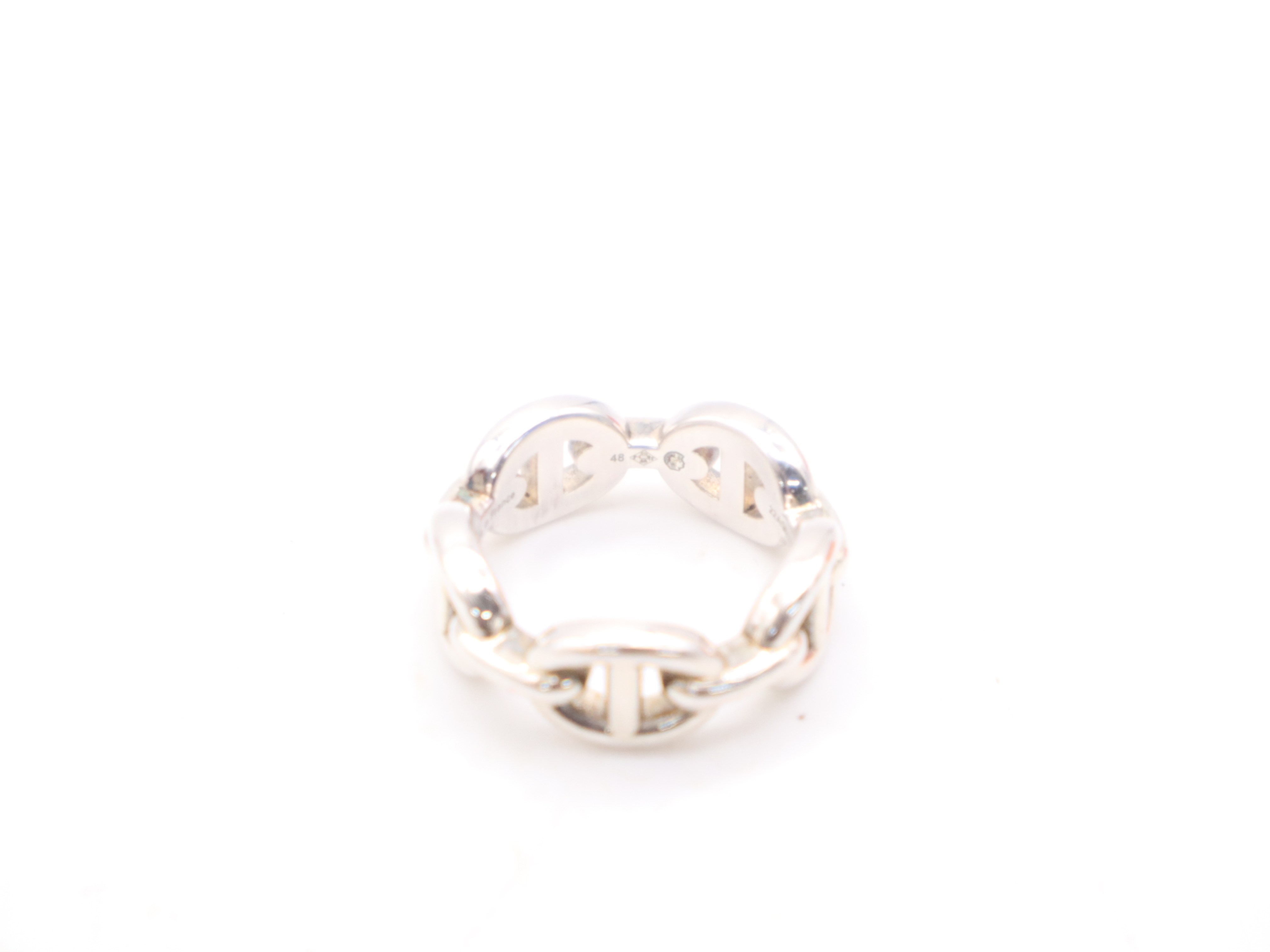 Ag925 Chaine d'Ancre Enchainée Ring, Silver, with Box — view 8