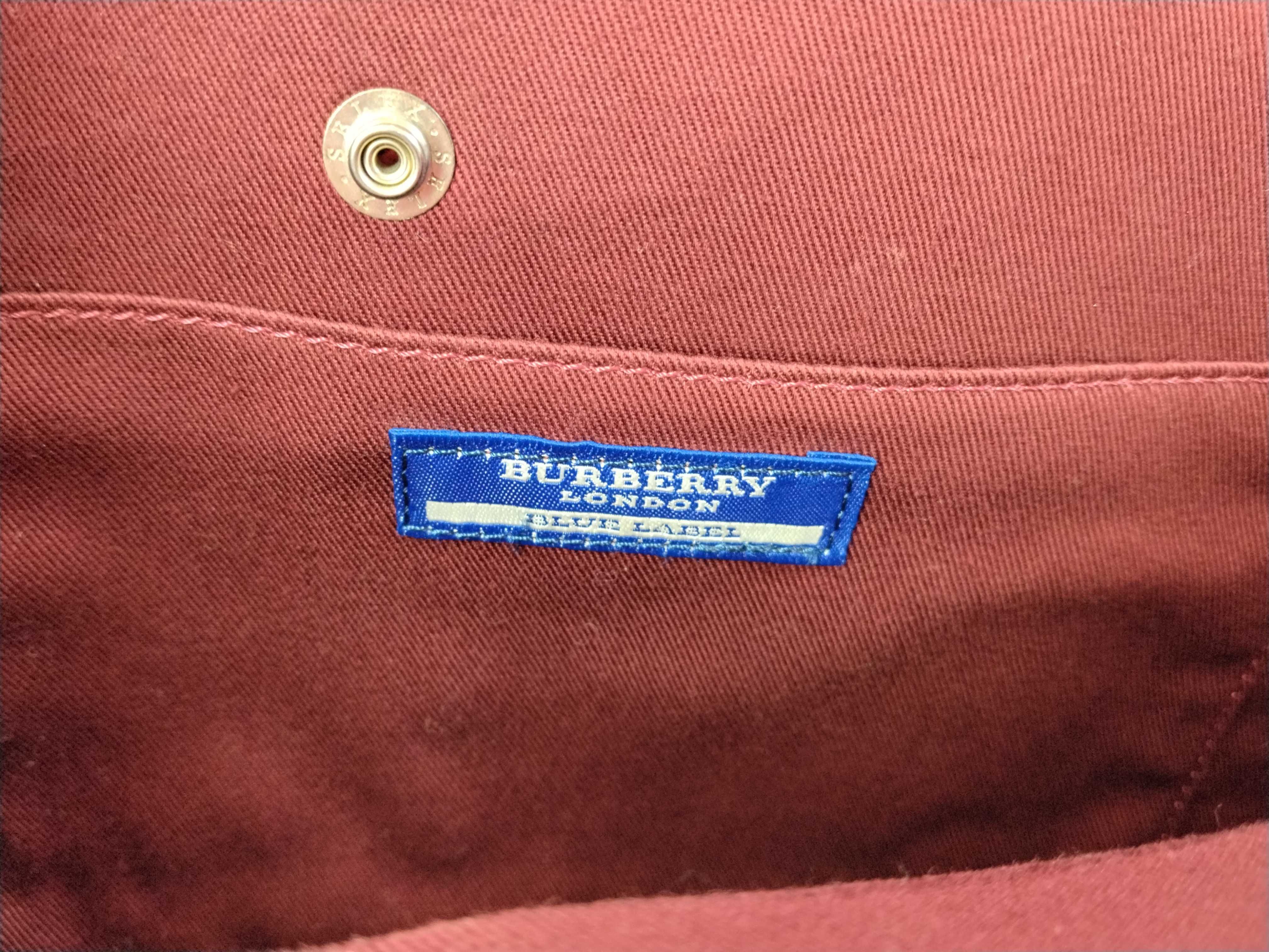 Blue Label handbag with pouch, Nova Check wool pattern. — view 11