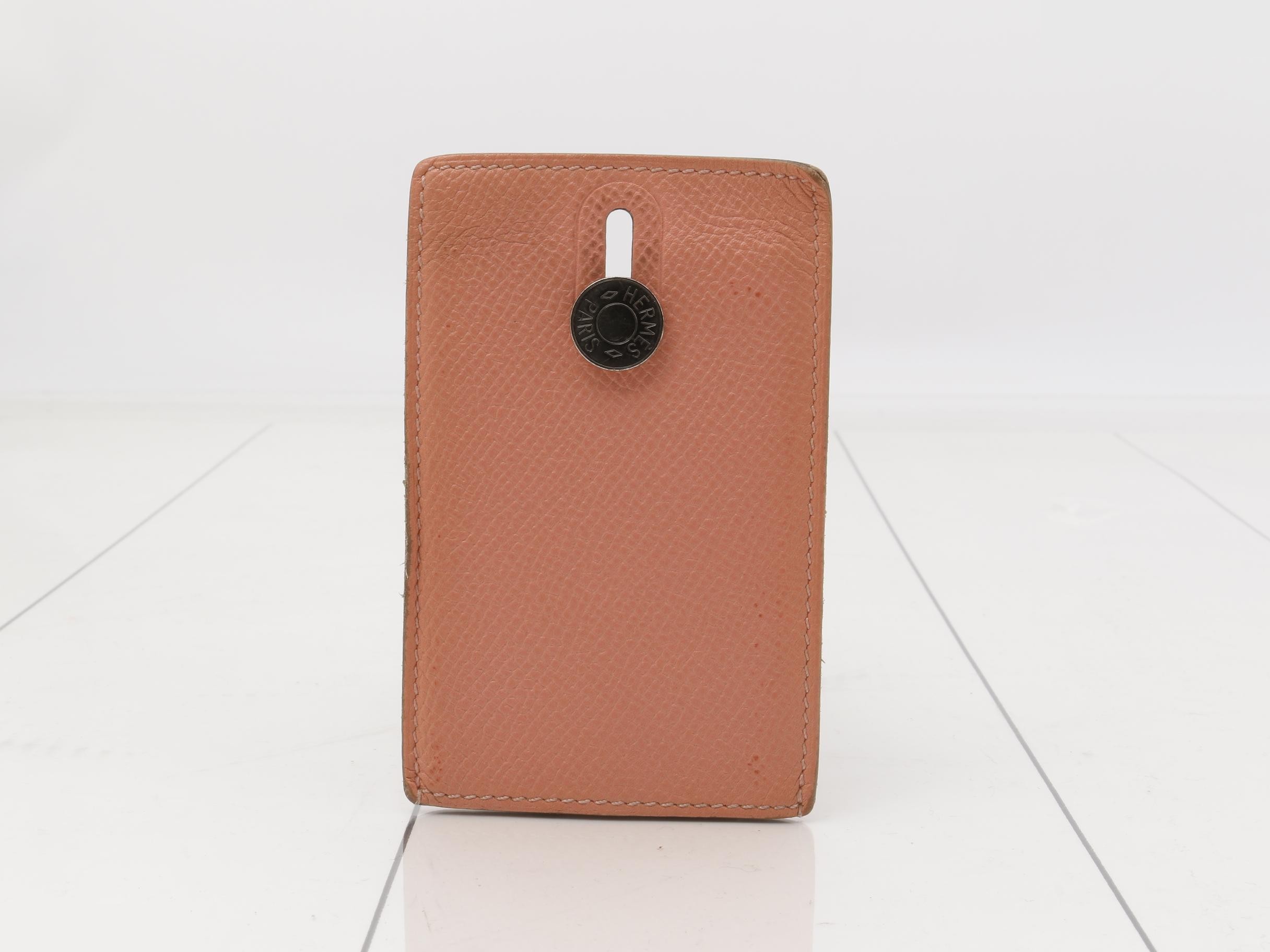Diabolo Card Case ( R stamp) - Veau Epsom Leather — view 2