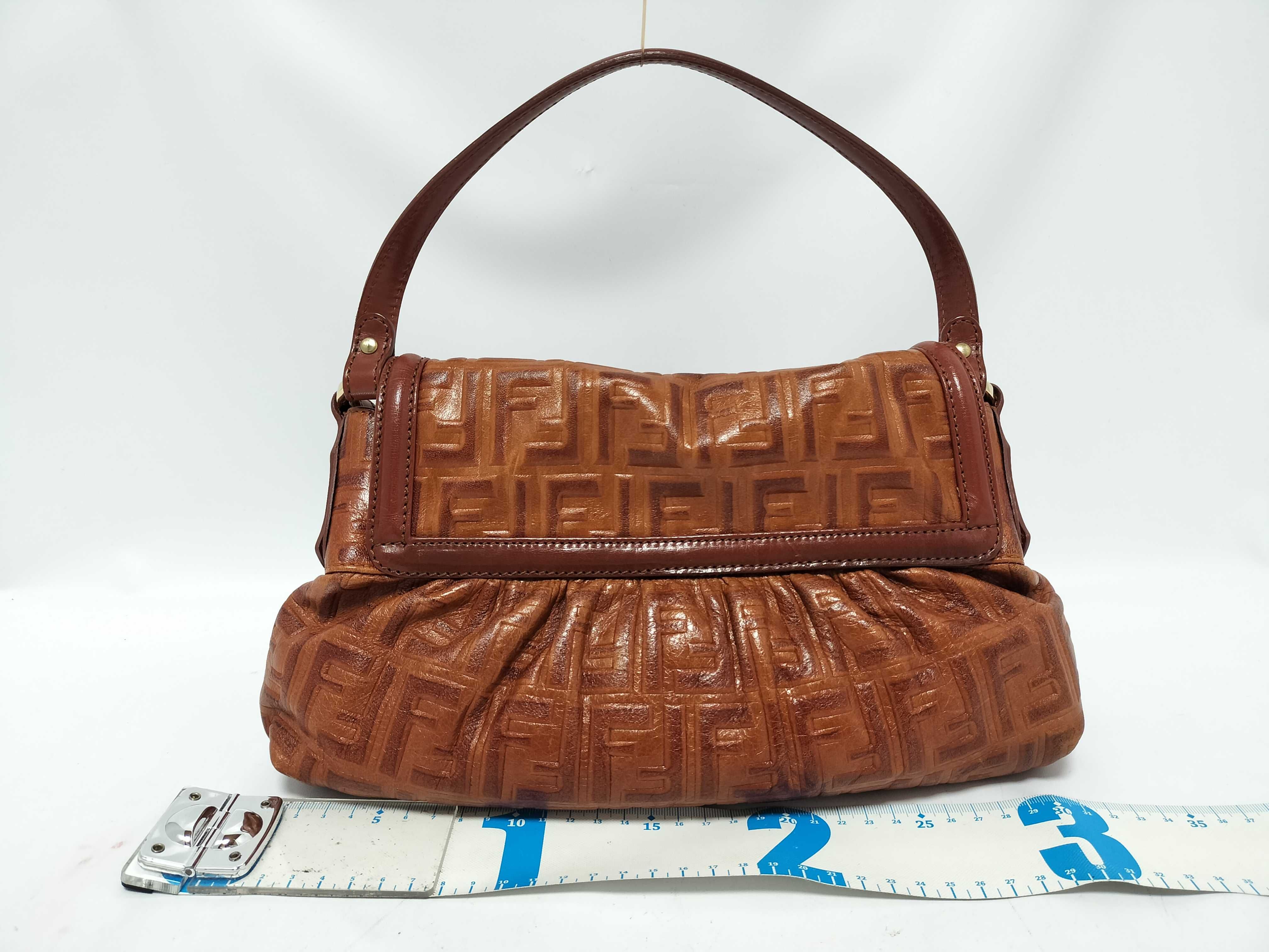 Zucca pattern Fendi Zucca handbag Brown handbag — view 2