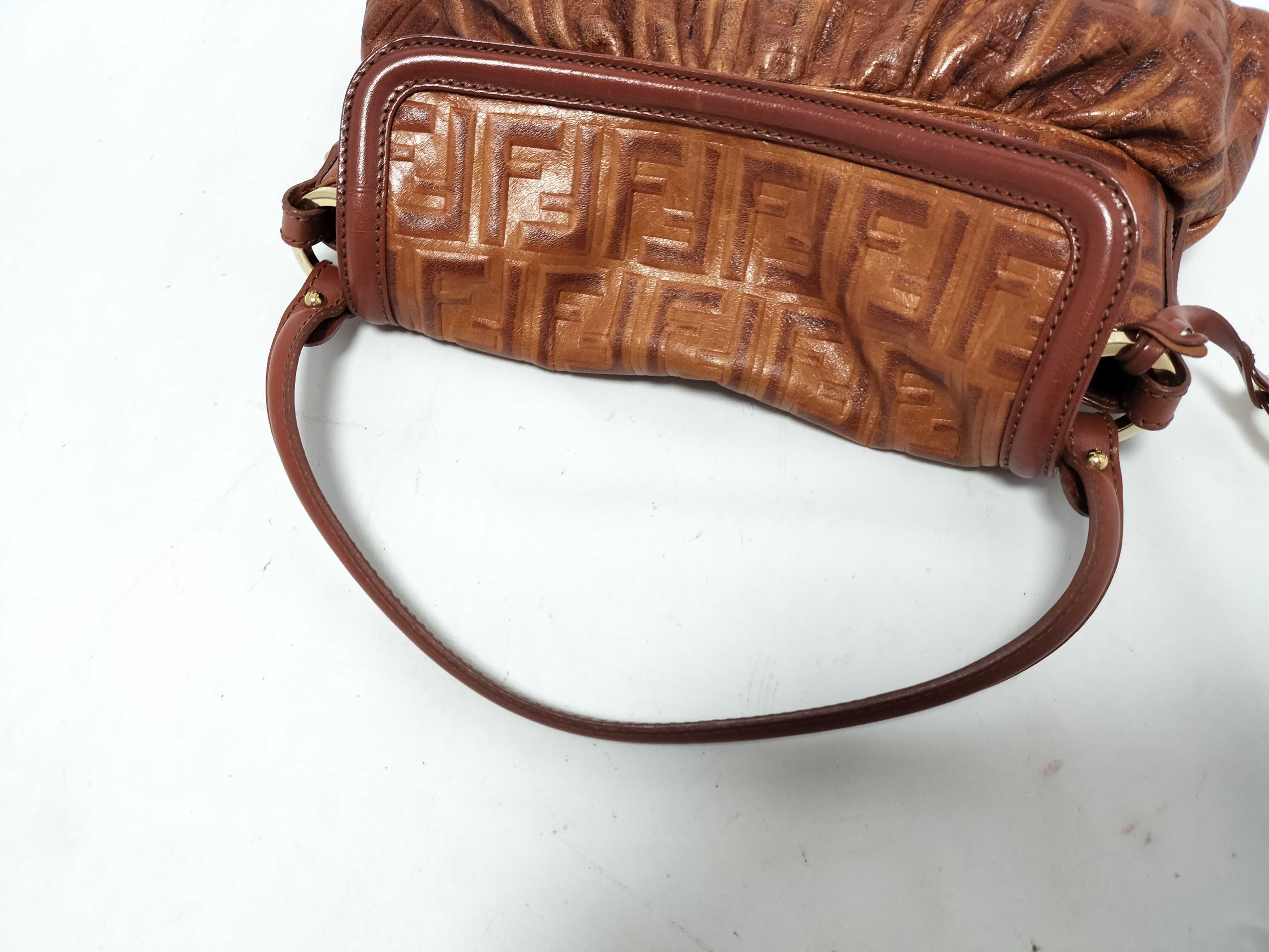 Zucca pattern Fendi Zucca handbag Brown handbag — view 3