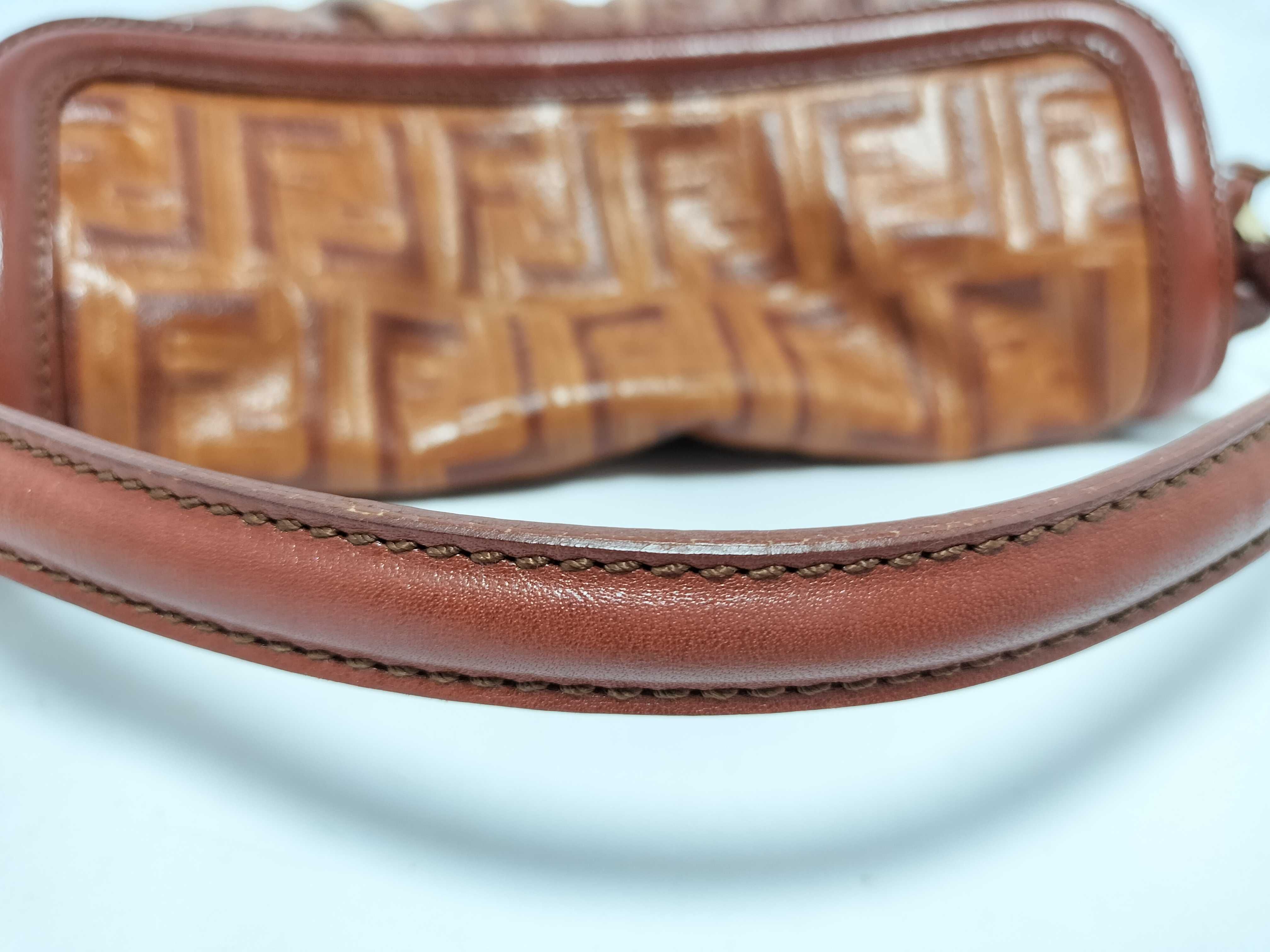 Zucca pattern Fendi Zucca handbag Brown handbag — view 4