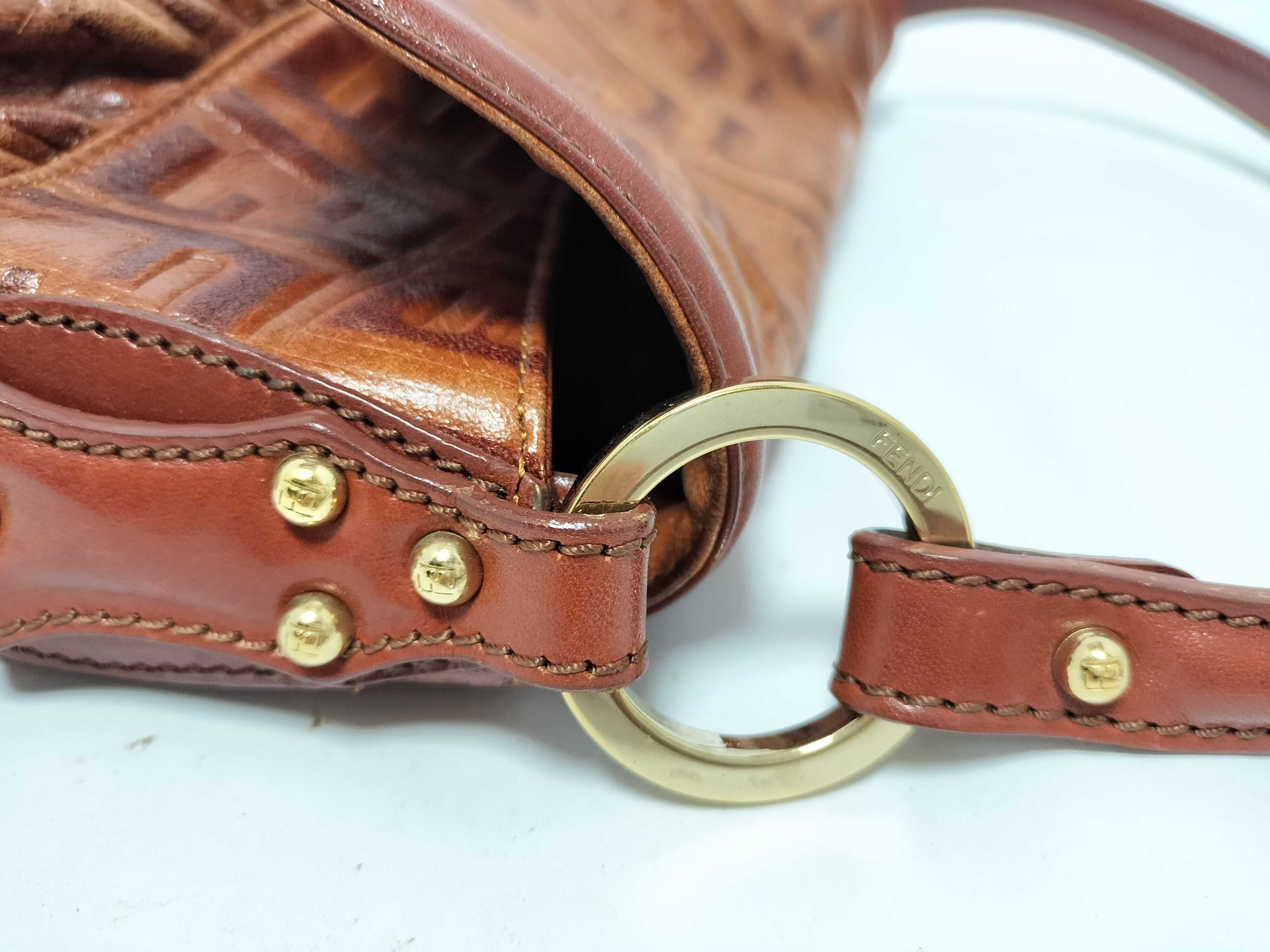 Zucca pattern Fendi Zucca handbag Brown handbag — view 5