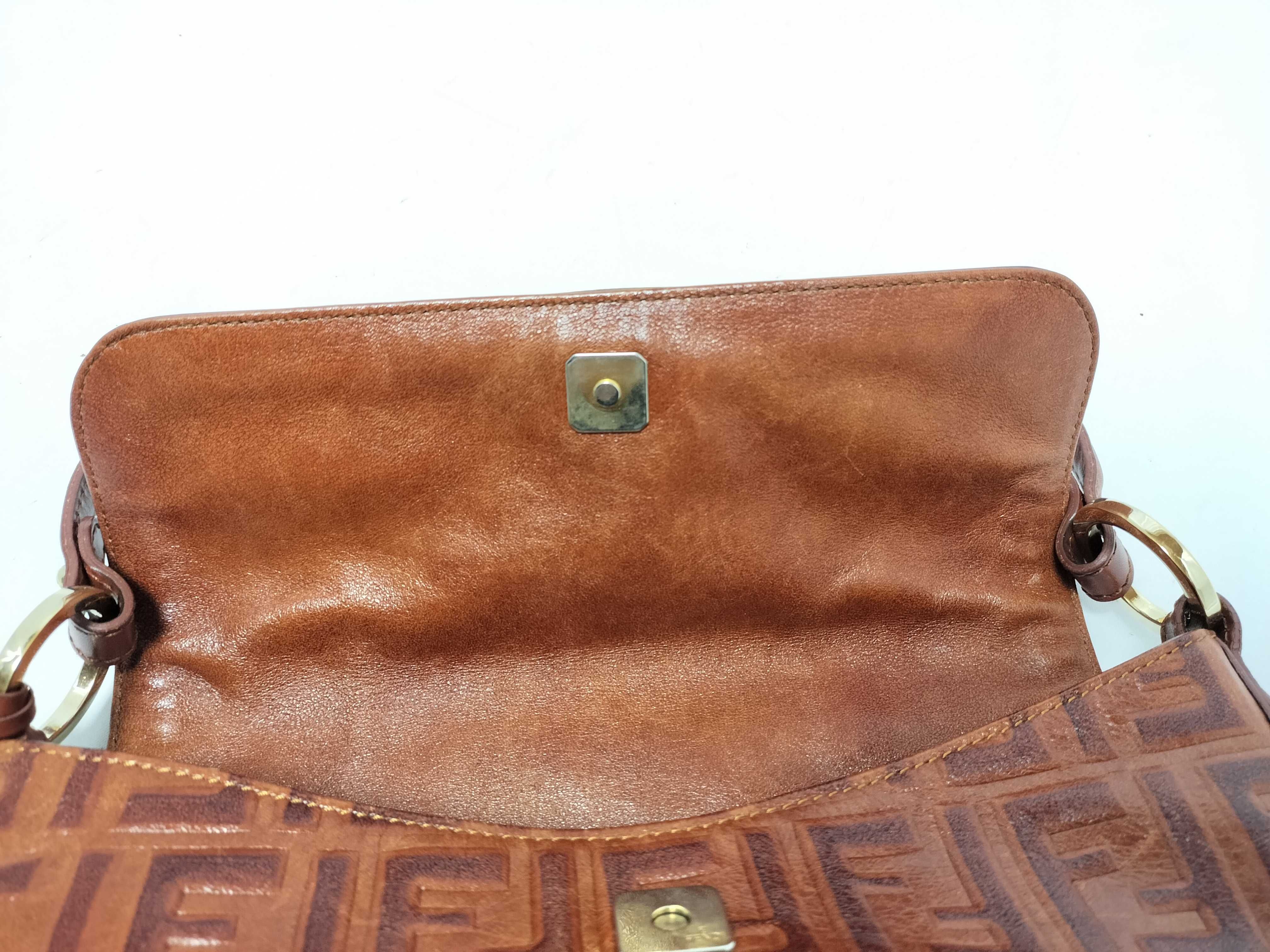 Zucca pattern Fendi Zucca handbag Brown handbag — view 8