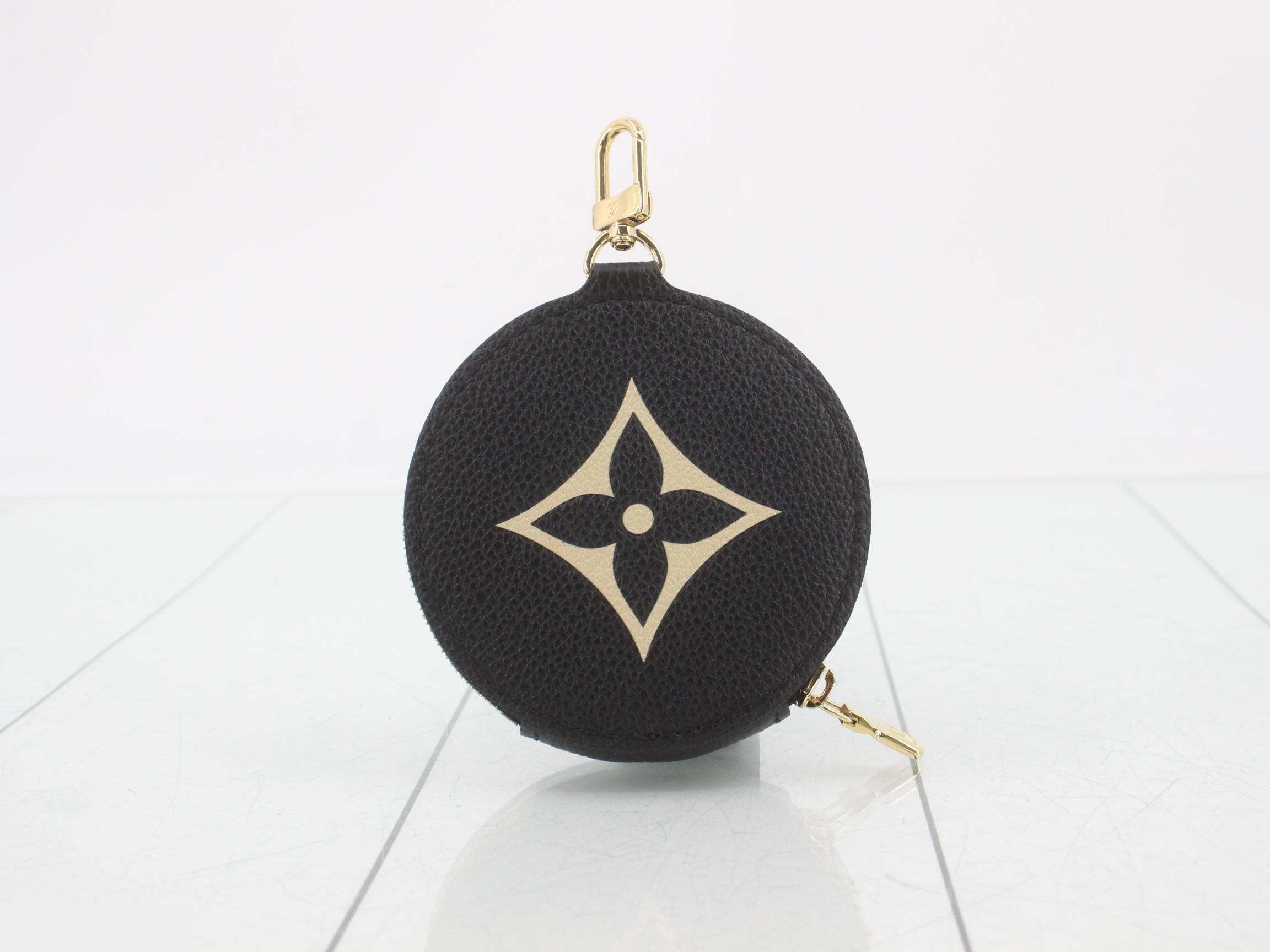 Monogram Giant coin case with strap — view 2