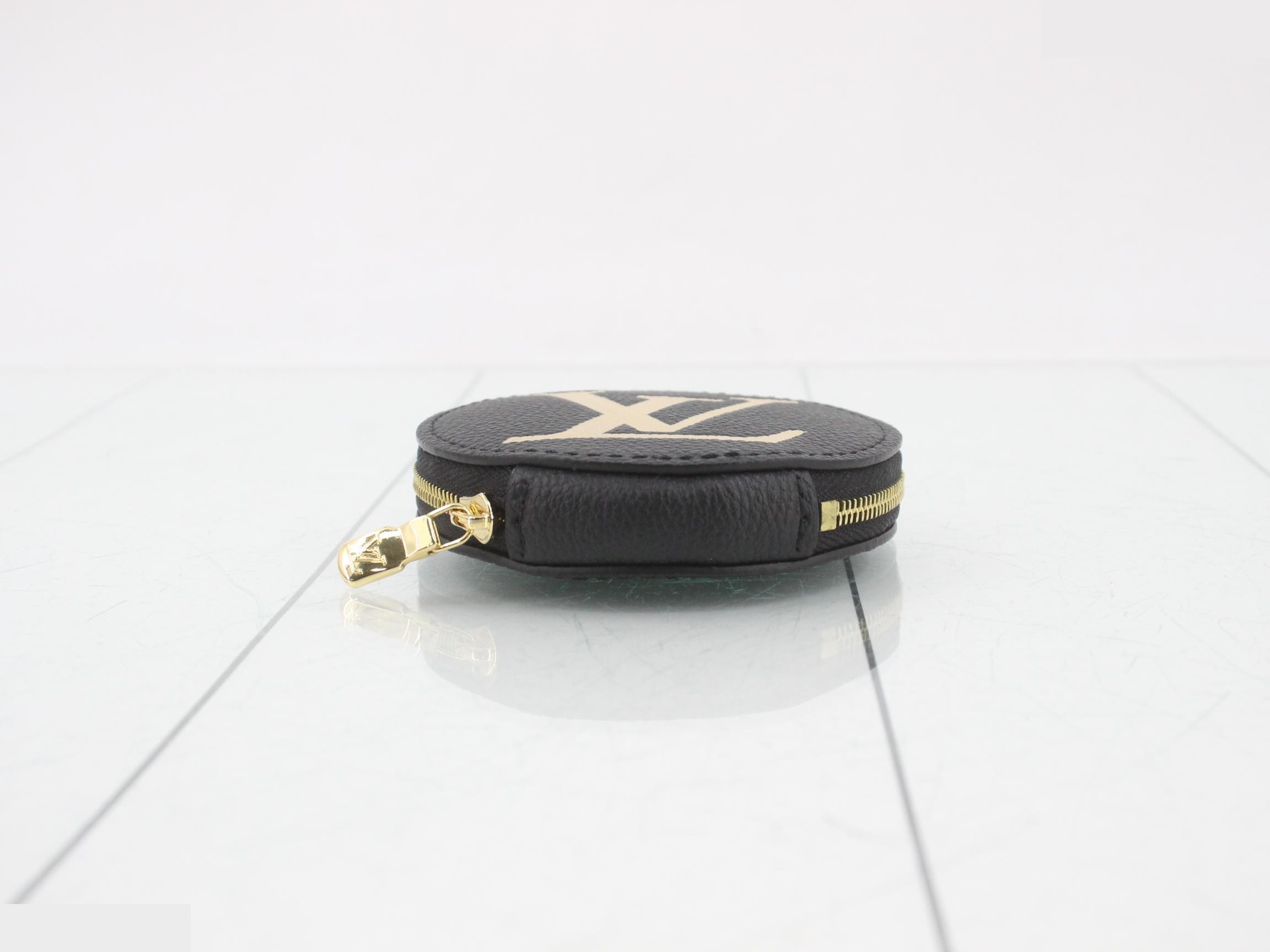 Monogram Giant coin case with strap — view 3
