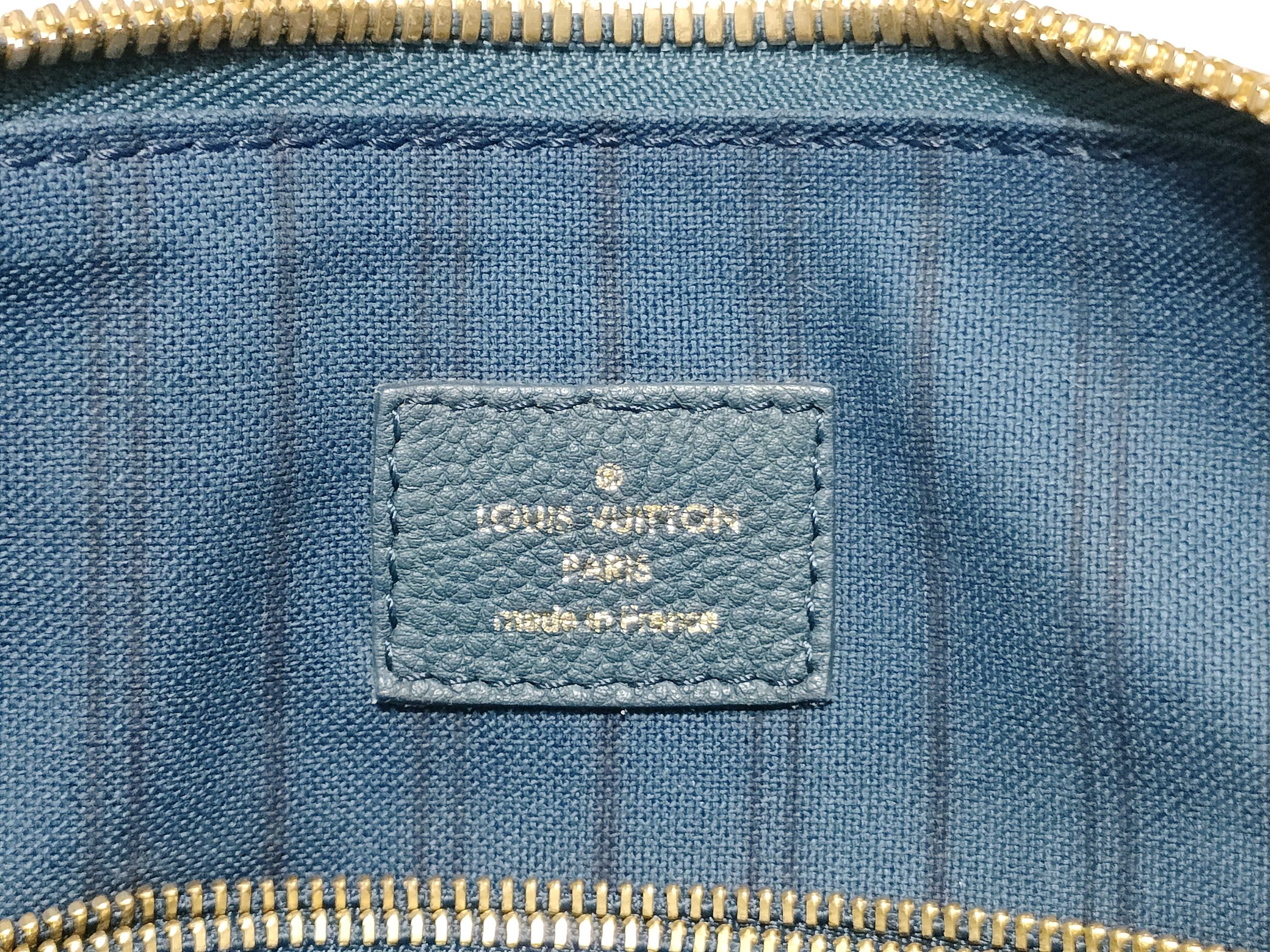 Monogram Empreinte SG - Lumineuse PM M93410 SP3180 Navy Blue Handbag — view 13