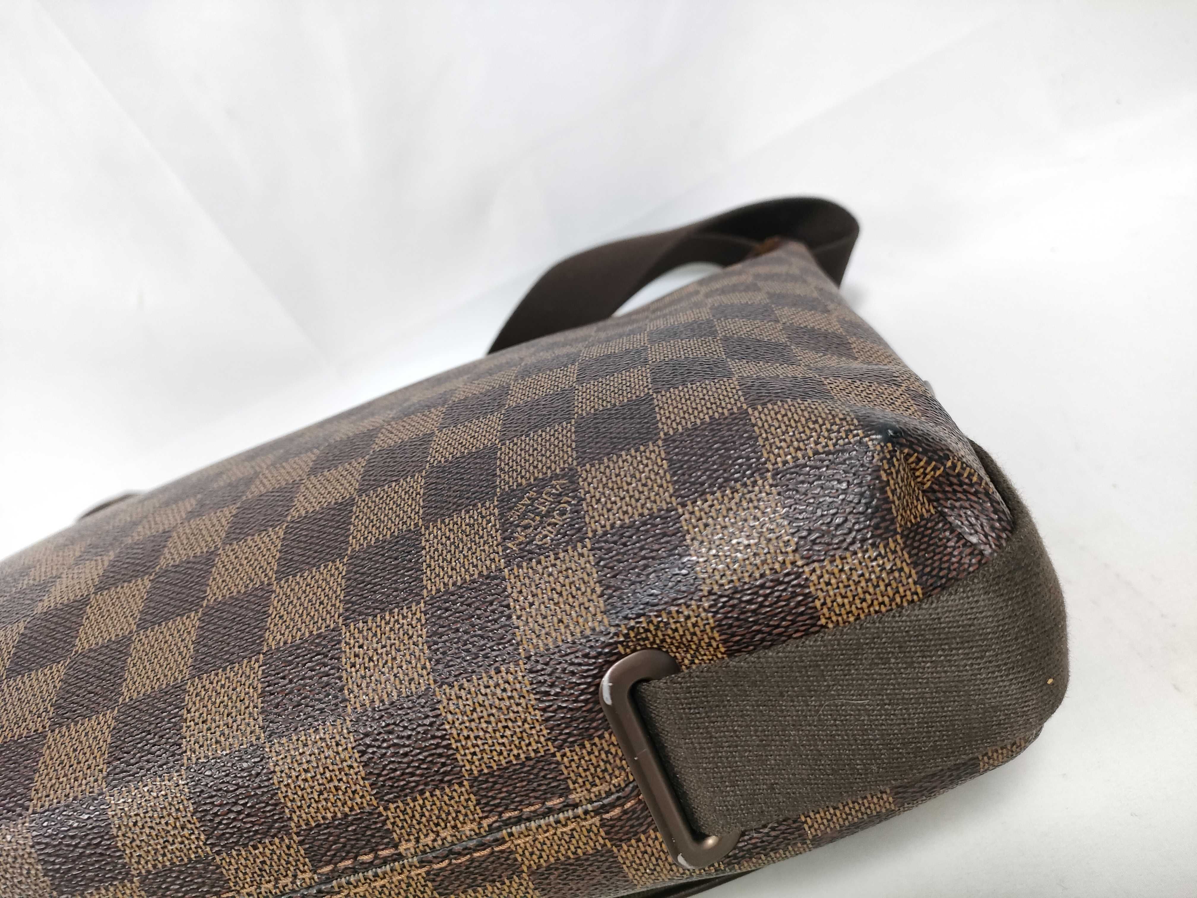 Damier Brooklyn MM N51211 CA2170 Brown Shoulder Bag — view 4