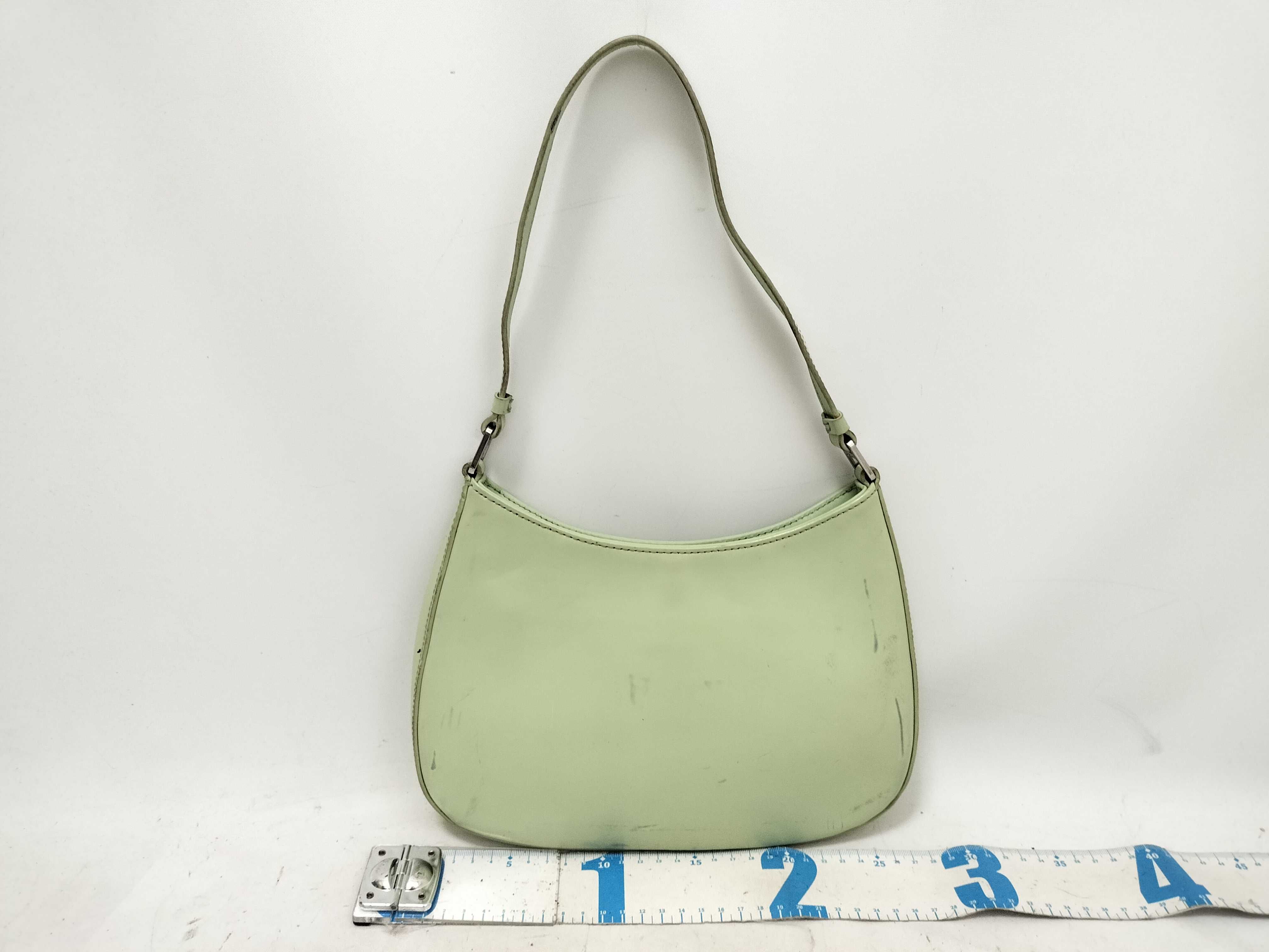ID- Cleo brushed cowskin shoulder bag Green 1BC499 Shoulder bag — view 2