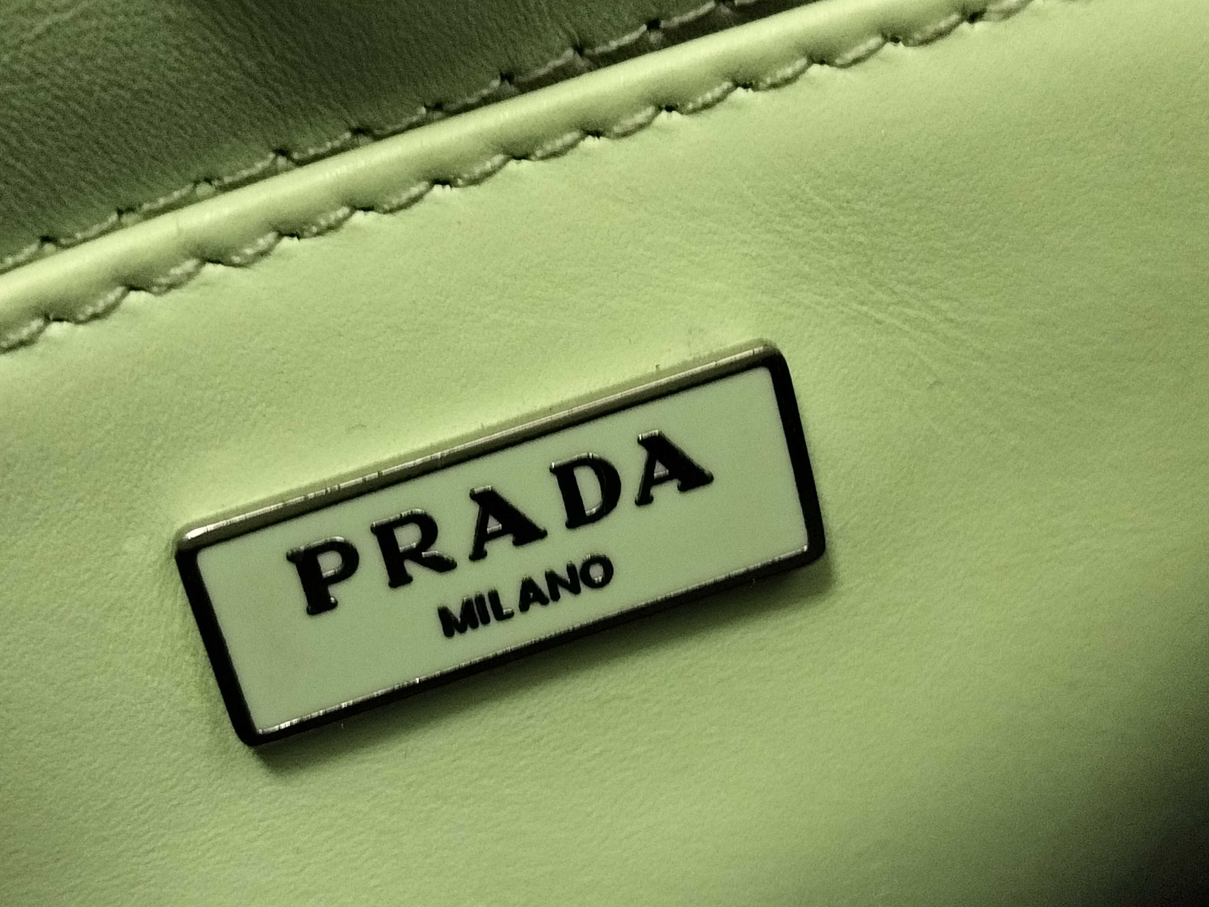 ID- Cleo brushed cowskin shoulder bag Green 1BC499 Shoulder bag — view 11