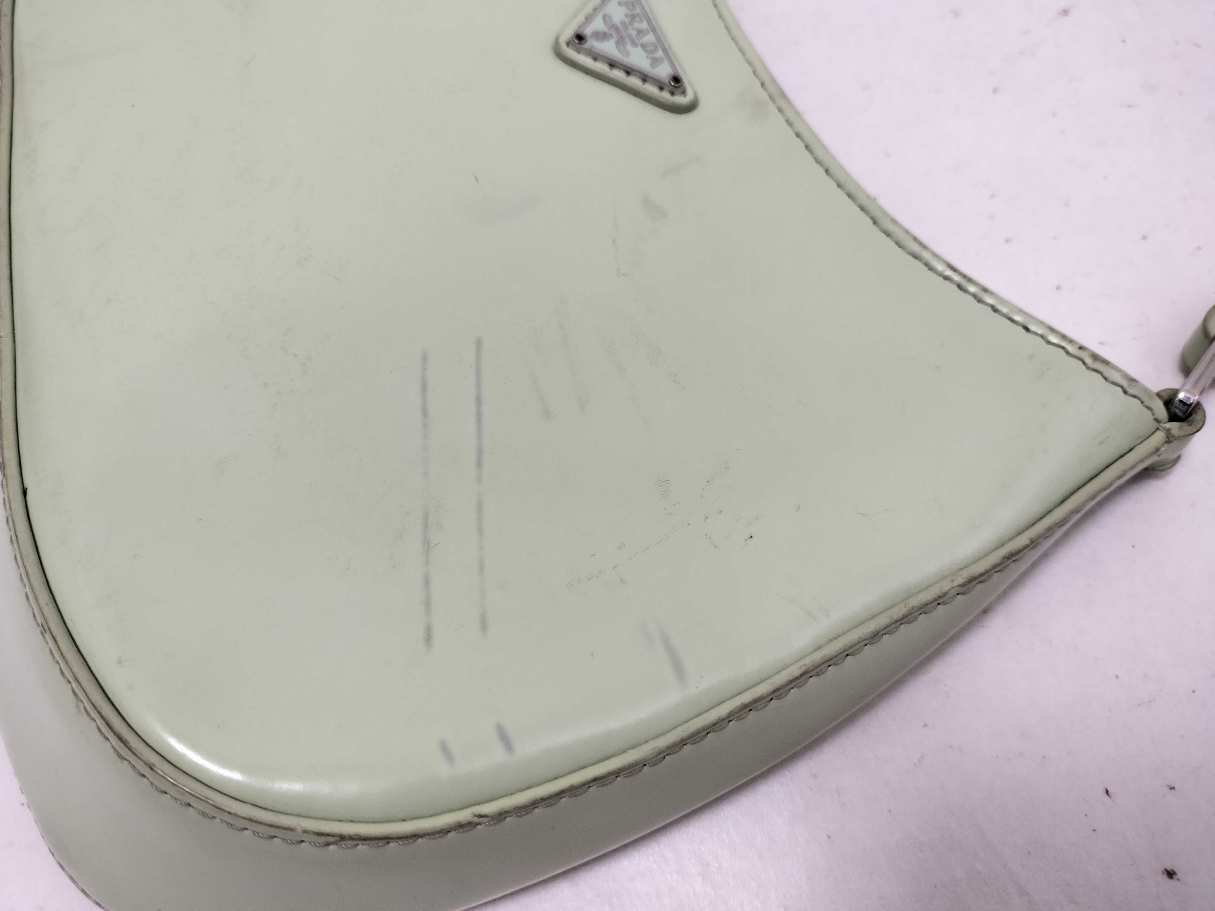 ID- Cleo brushed cowskin shoulder bag Green 1BC499 Shoulder bag — view 12
