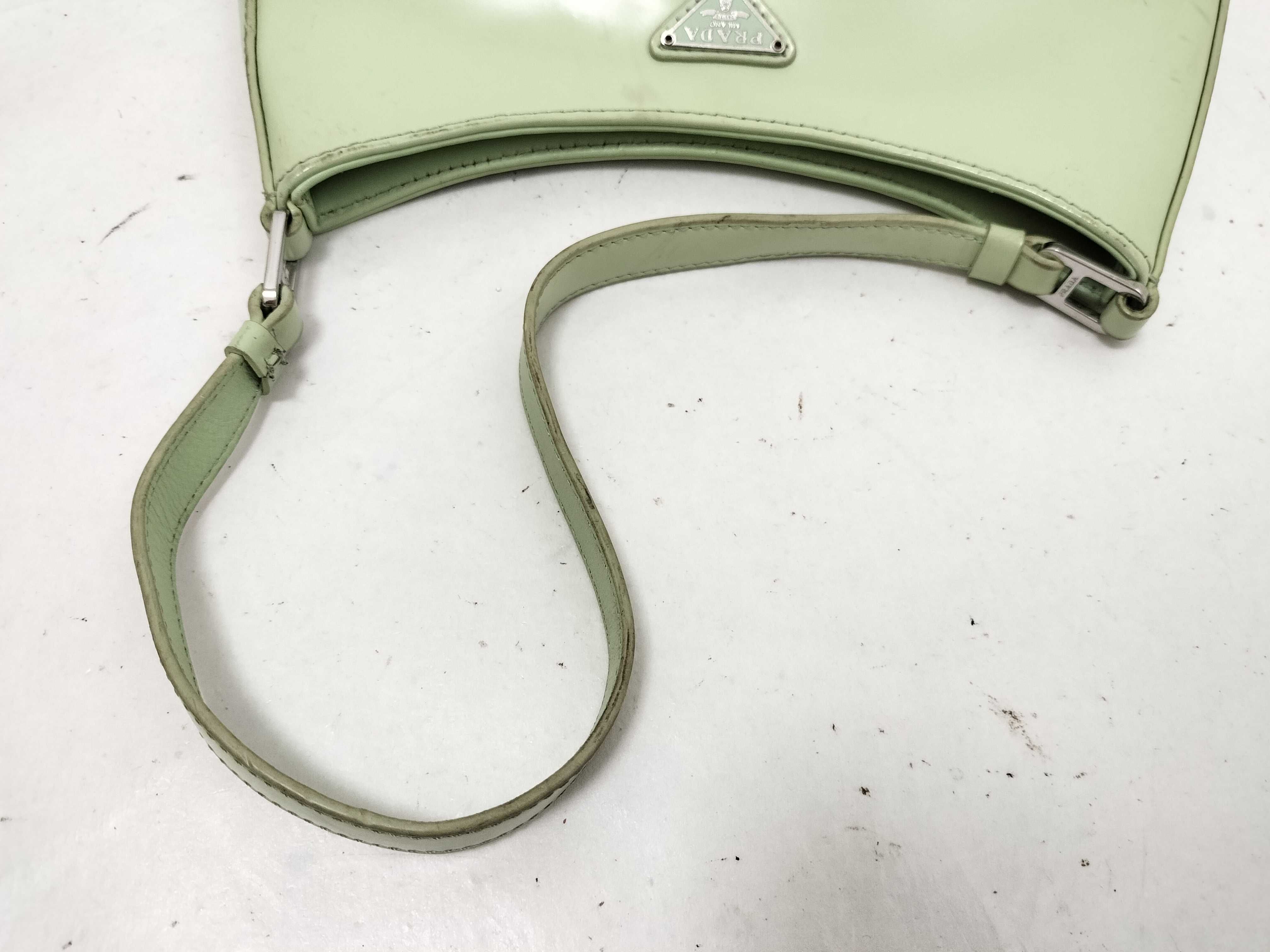 ID- Cleo brushed cowskin shoulder bag Green 1BC499 Shoulder bag — view 3