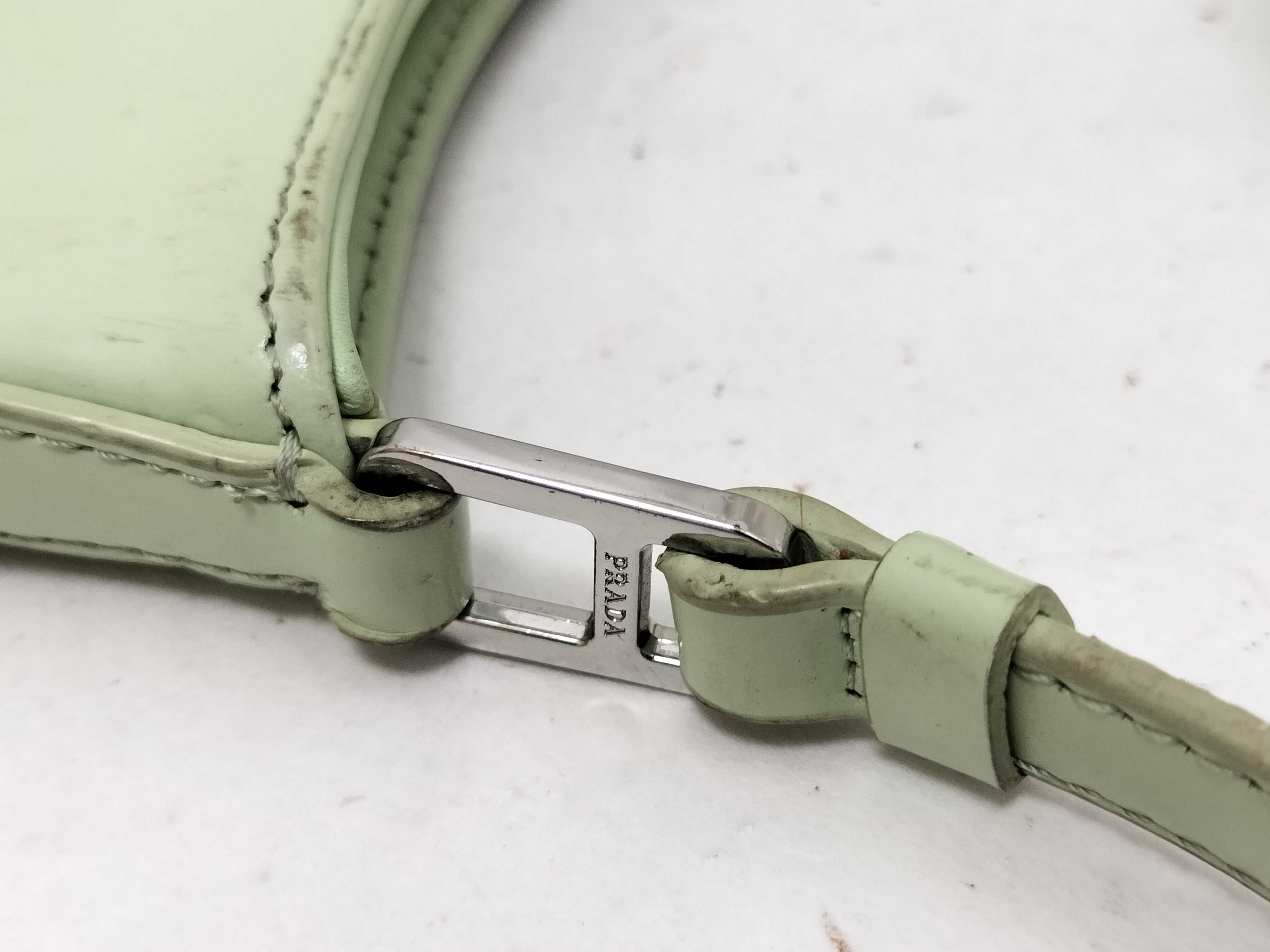 ID- Cleo brushed cowskin shoulder bag Green 1BC499 Shoulder bag — view 5