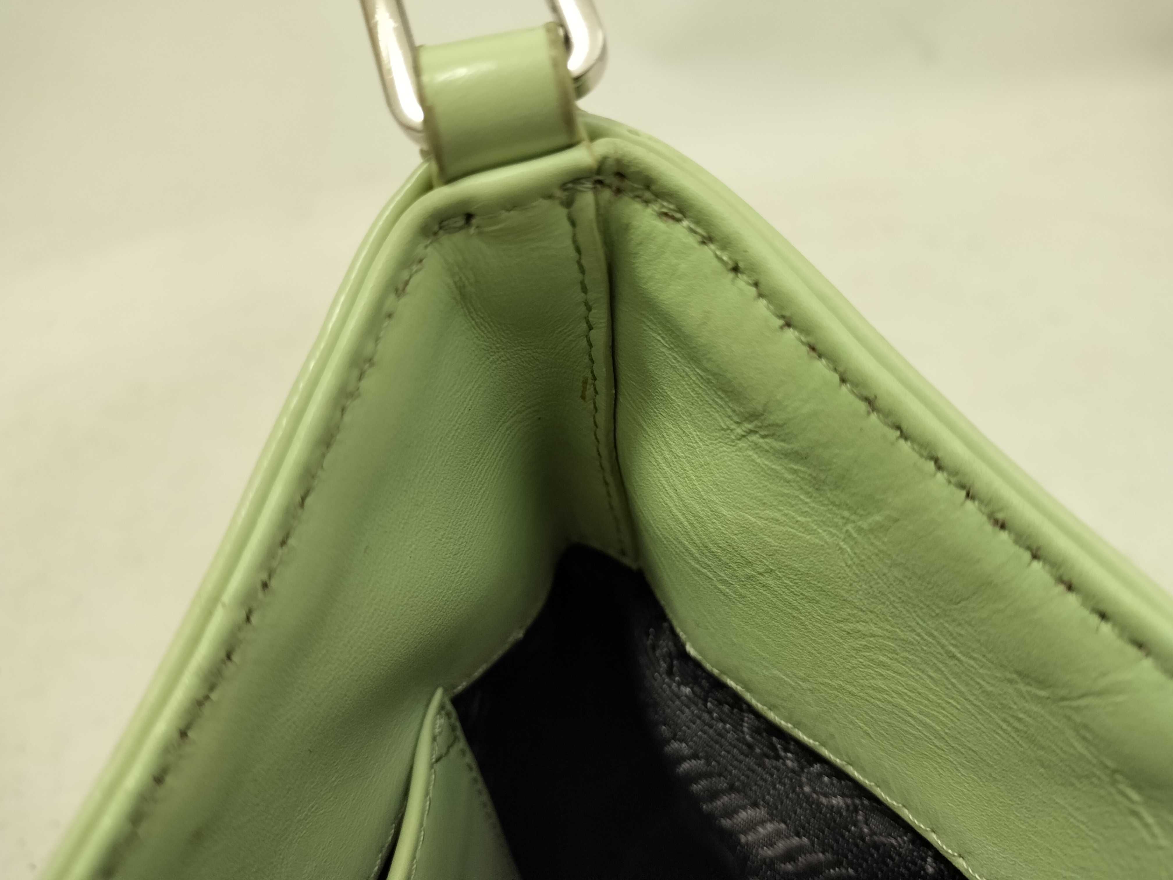 ID- Cleo brushed cowskin shoulder bag Green 1BC499 Shoulder bag — view 8