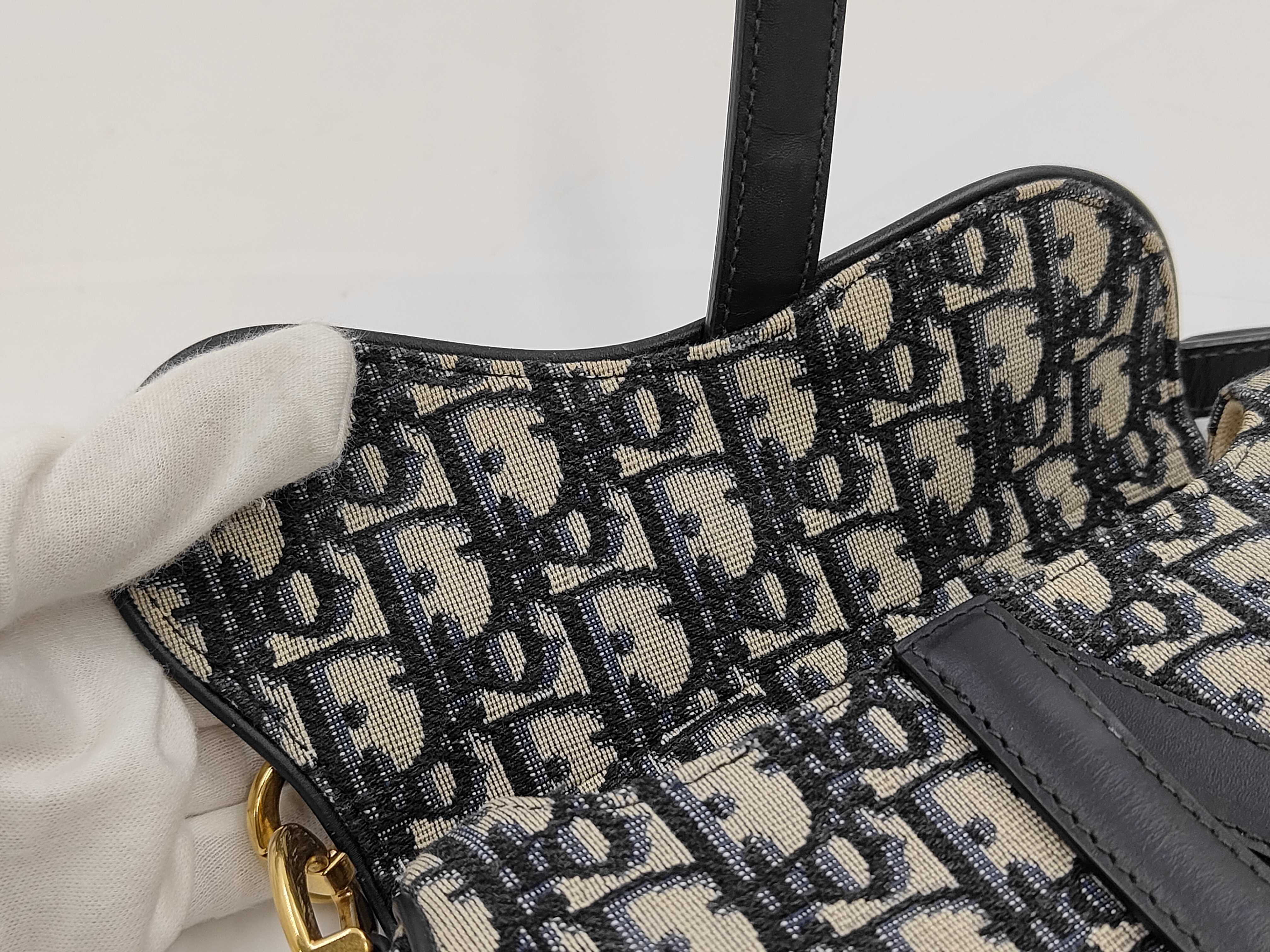 Oblique Saddle Handbag — view 10